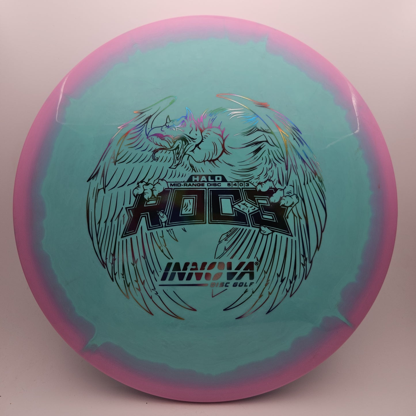 #9978 166g Teal / Pink Halo Star Roc3