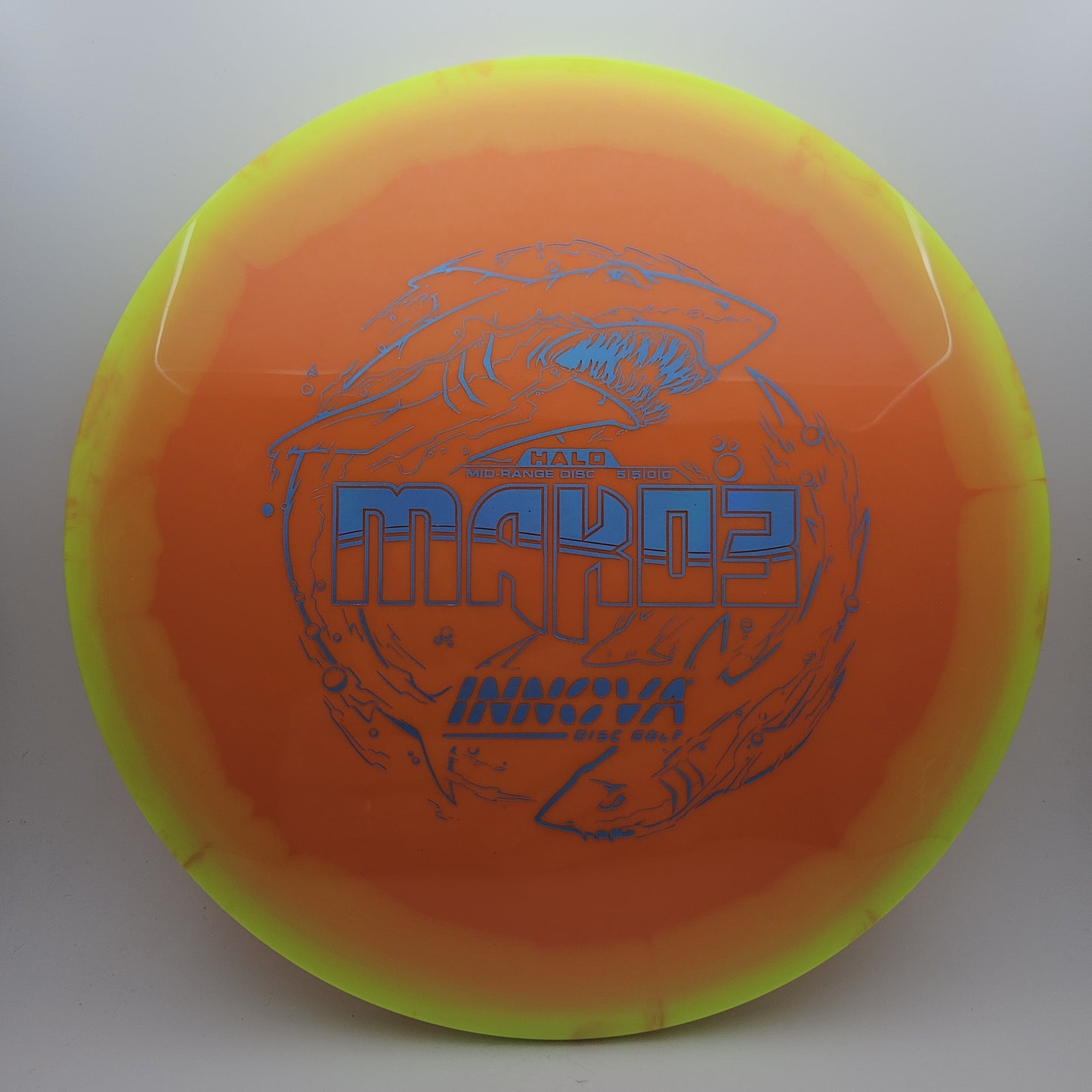 #11463 177g Orange / Yellow Halo Star Mako3
