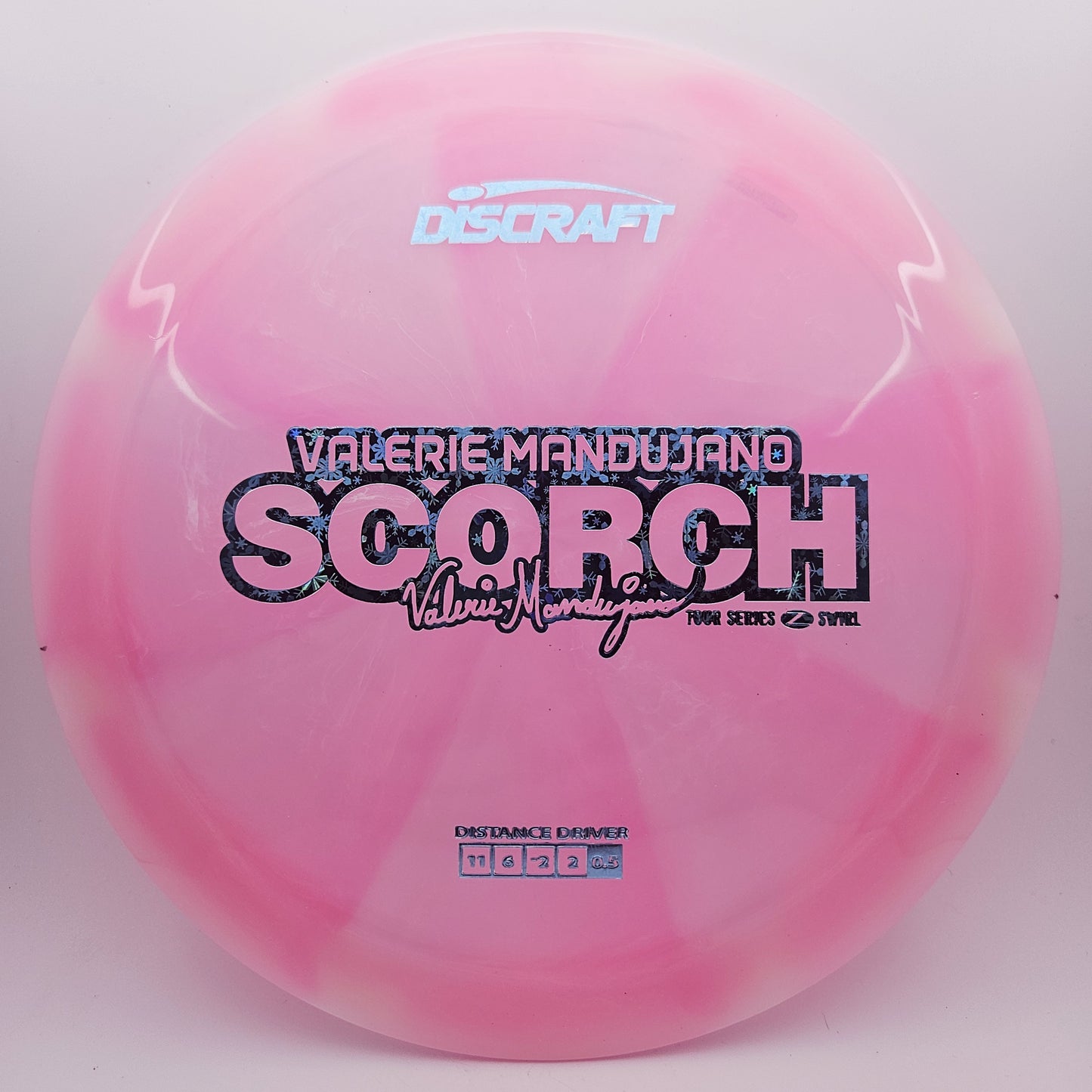#12853 173-174g Pink, Valerie MandujanoTour Series 2025 Z Swirl Scorch