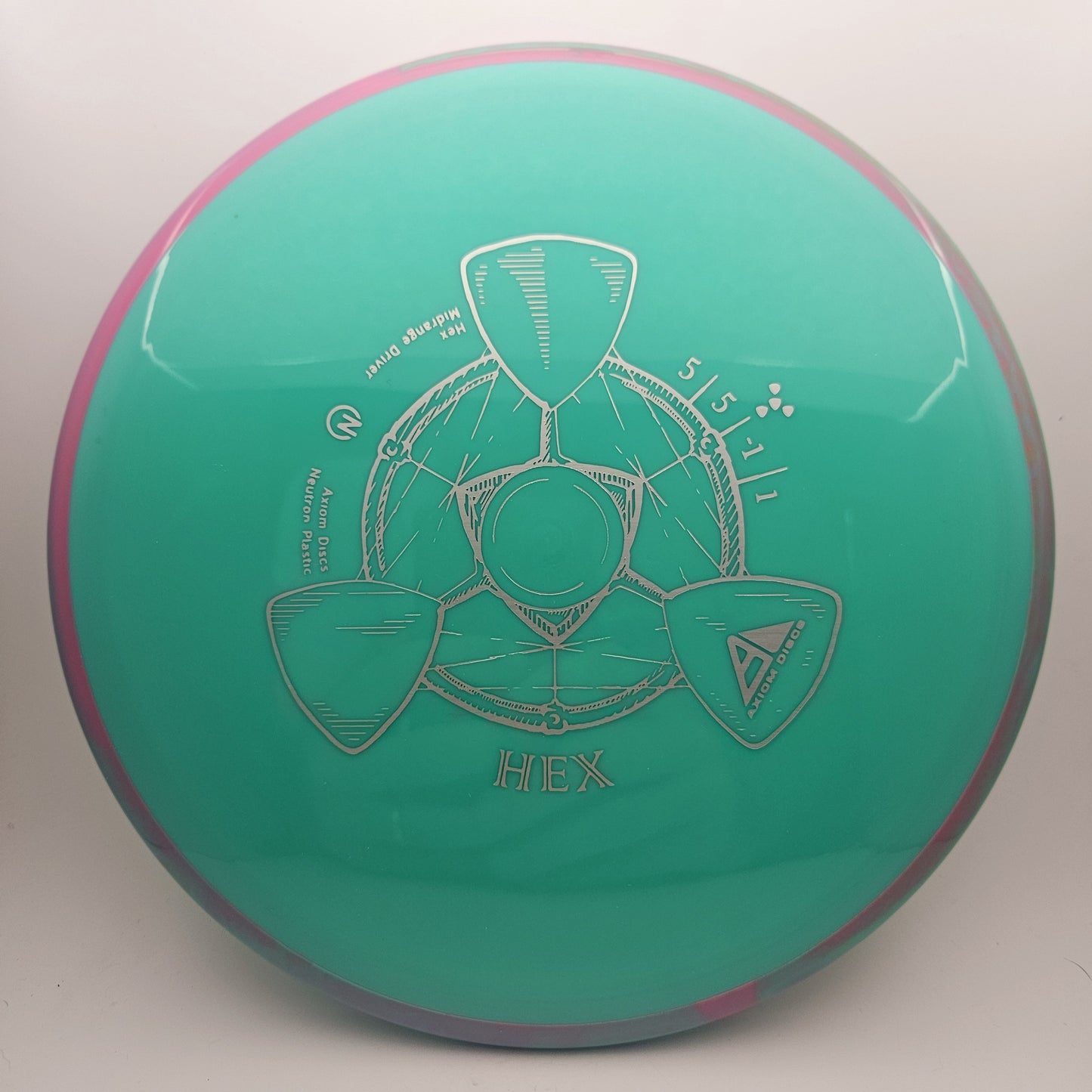 #12686 177g Teal / Purple Neutron Hex