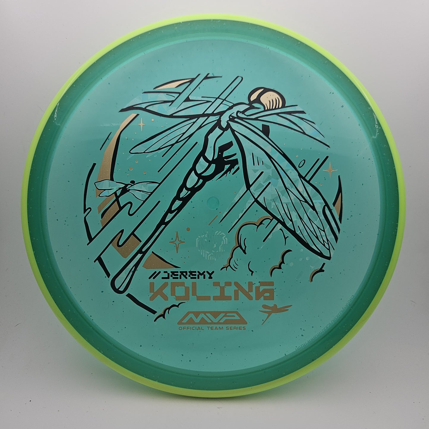 #10801 168g Teal / Green, Jeremy Koling Tour Series Particle Glow Proton Tempo - Jeremy Koling Tour Series