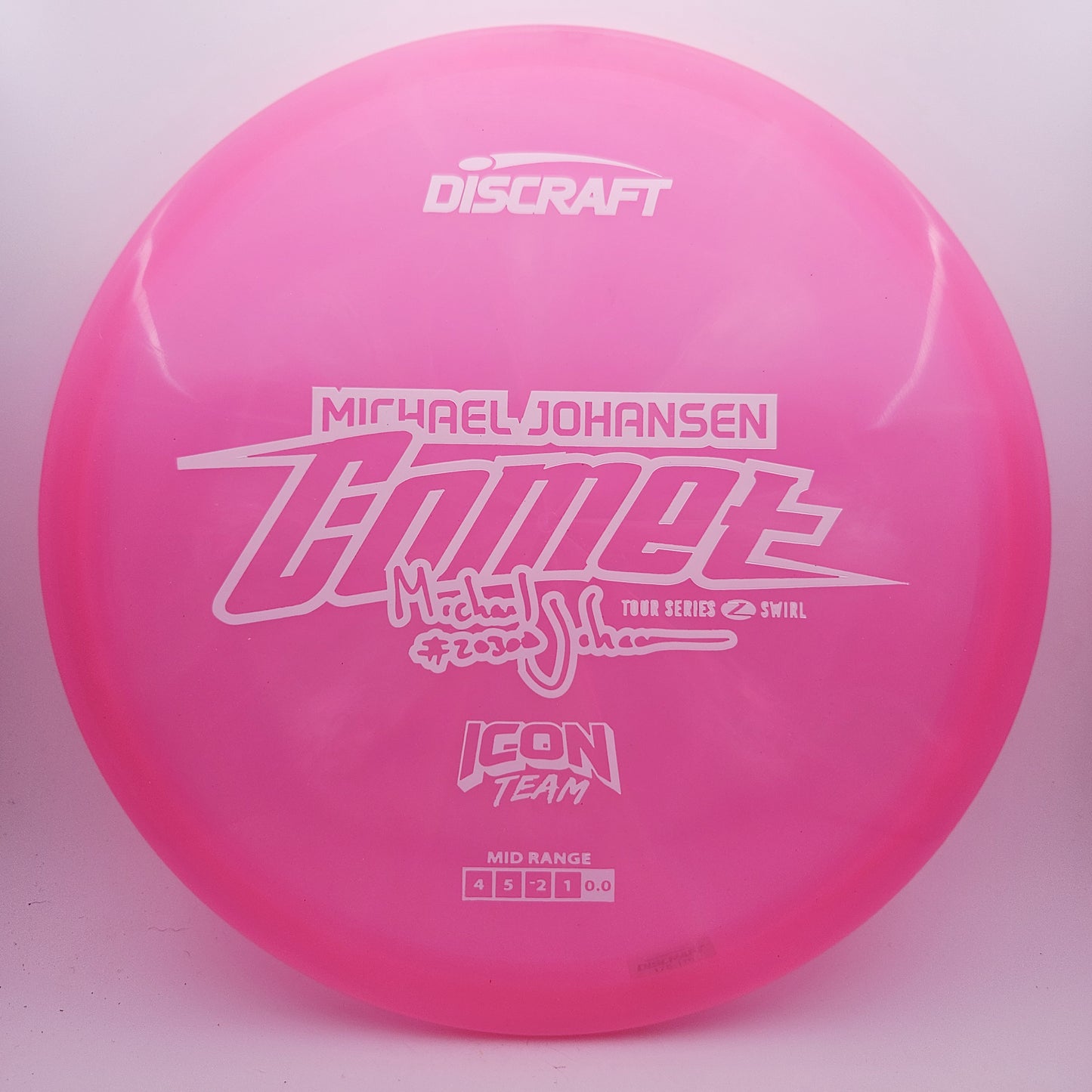 #14459 177+g Pink, Michael Johansen Icon Series Z Swirl Comet
