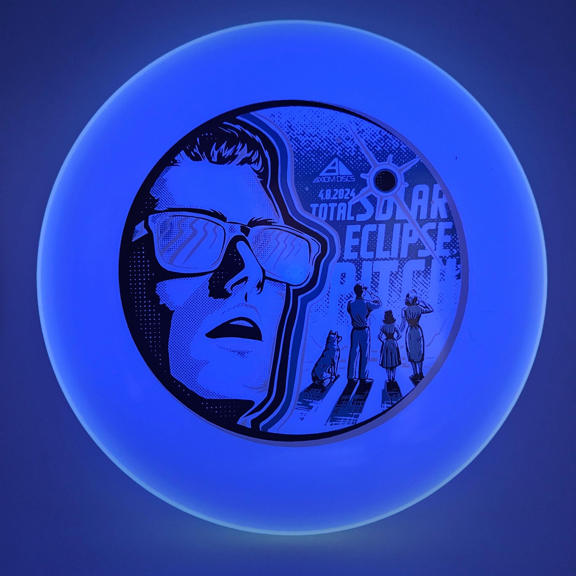#4798 156g Glow / Purple / White, Solar Eclipse Total Eclipse Pitch