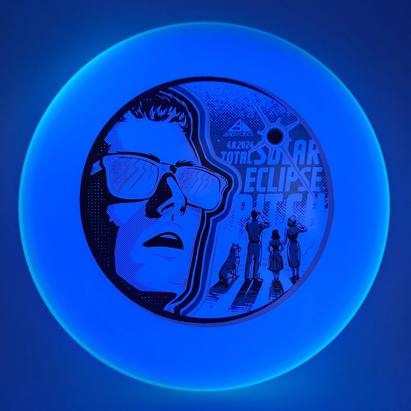 #4801 156g Glow / Purple / Aqua, Solar Eclipse Total Eclipse Pitch