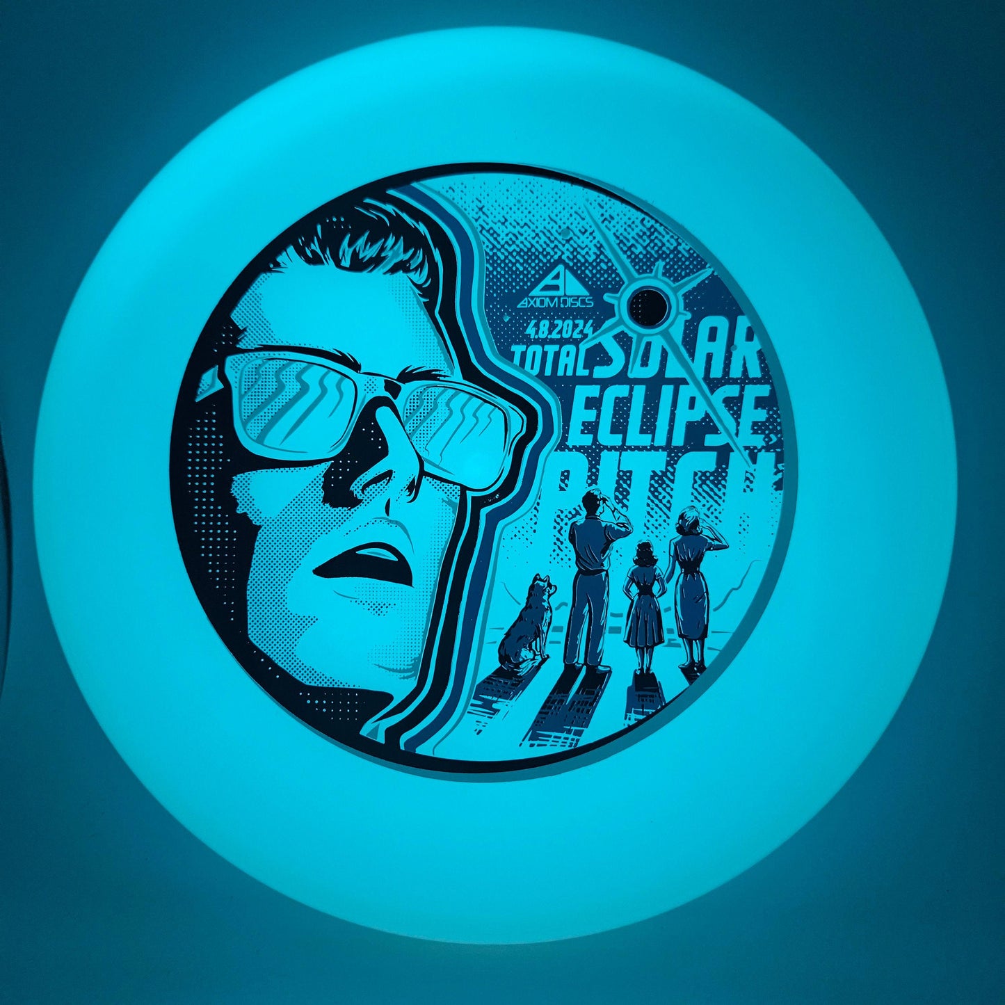#4820 158g Glow / Aqua / White, Solar Eclipse Total Eclipse Pitch