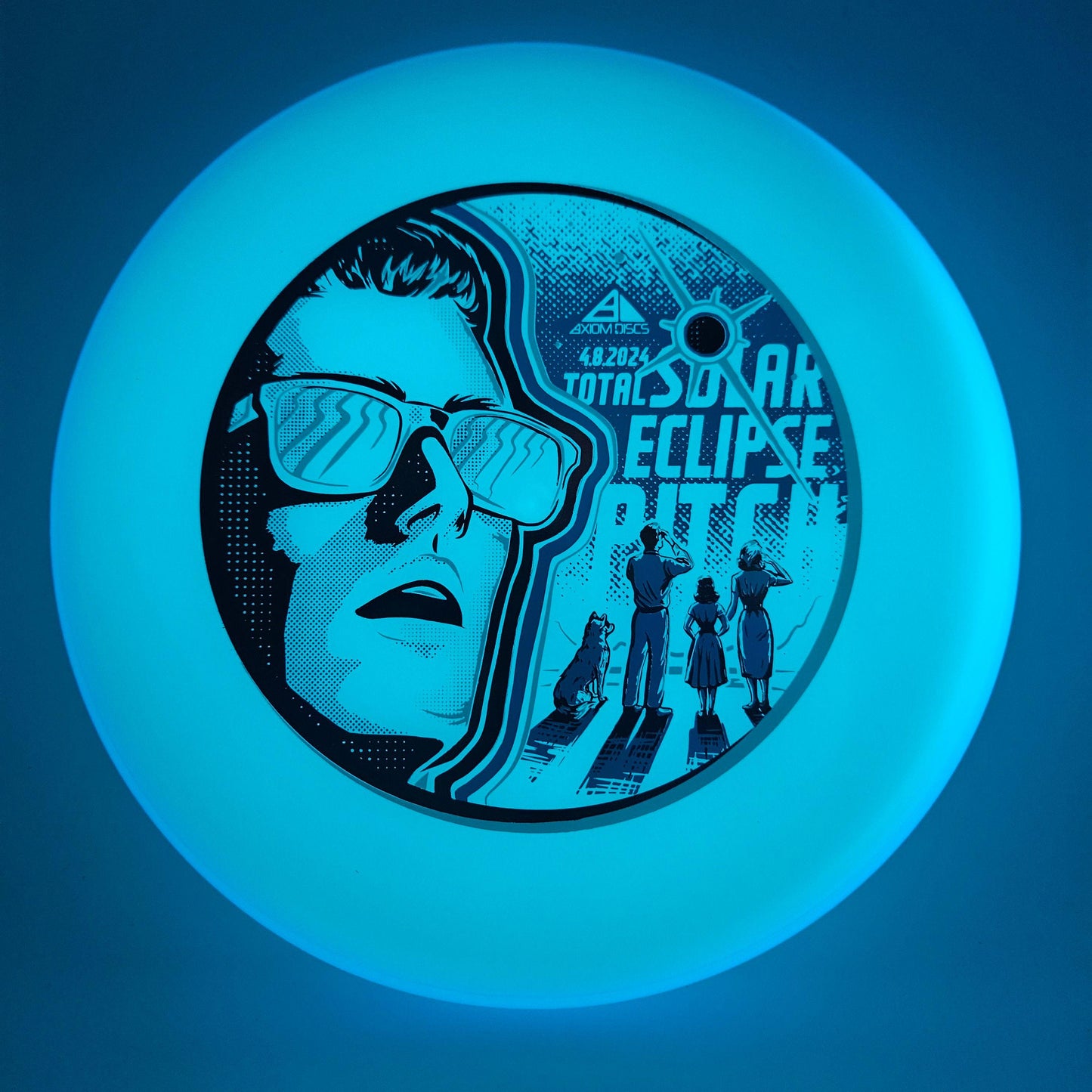 #4818 159g Glow / Aqua / Blue, Solar Eclipse Total Eclipse Pitch