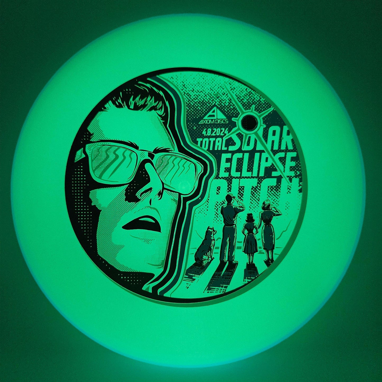 #4825 157g Glow / Green / Blue, Solar Eclipse Total Eclipse Pitch