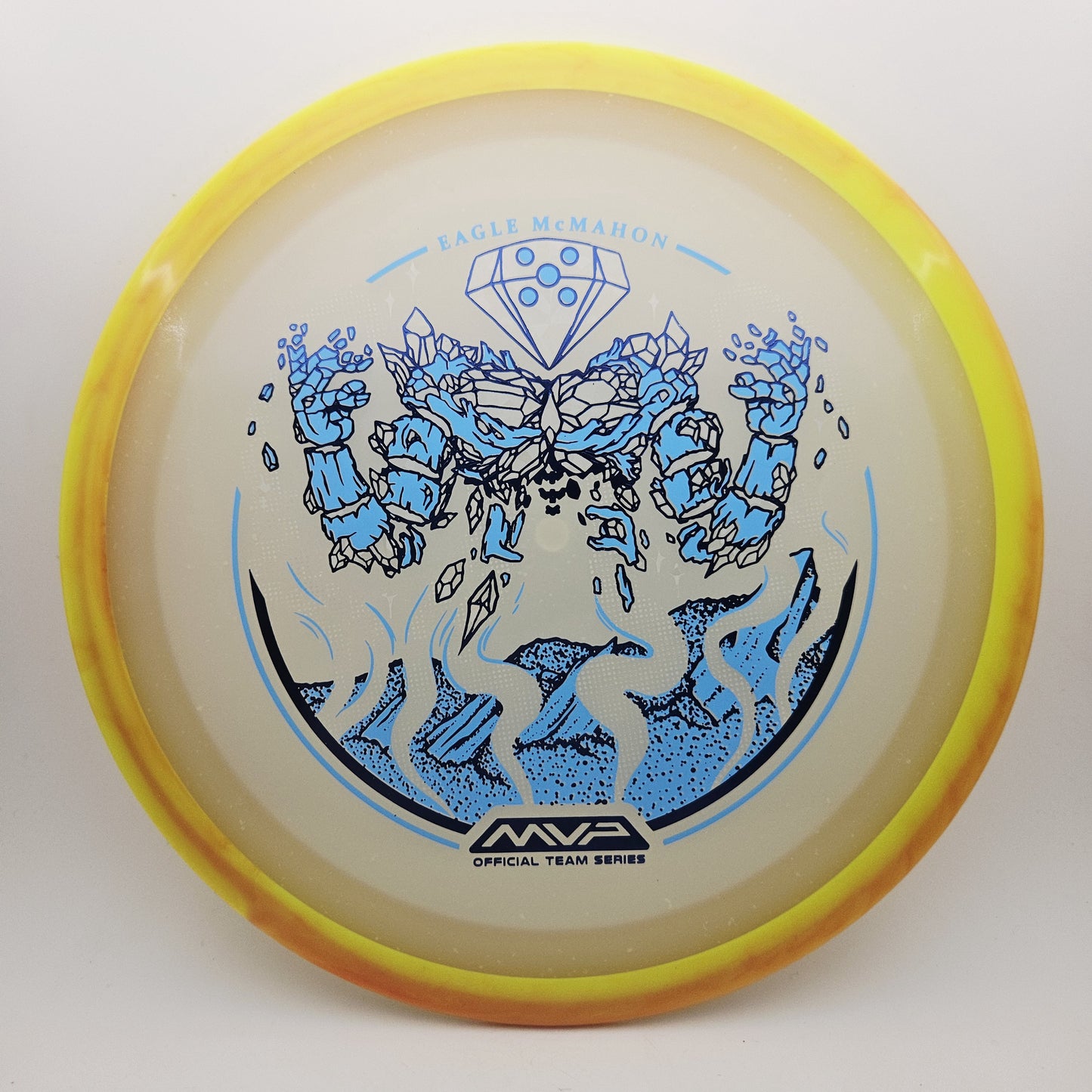 #16363 174g Orange / Blue Glow, Eagle McMahon Tour Series Particle Eclipse Thrill