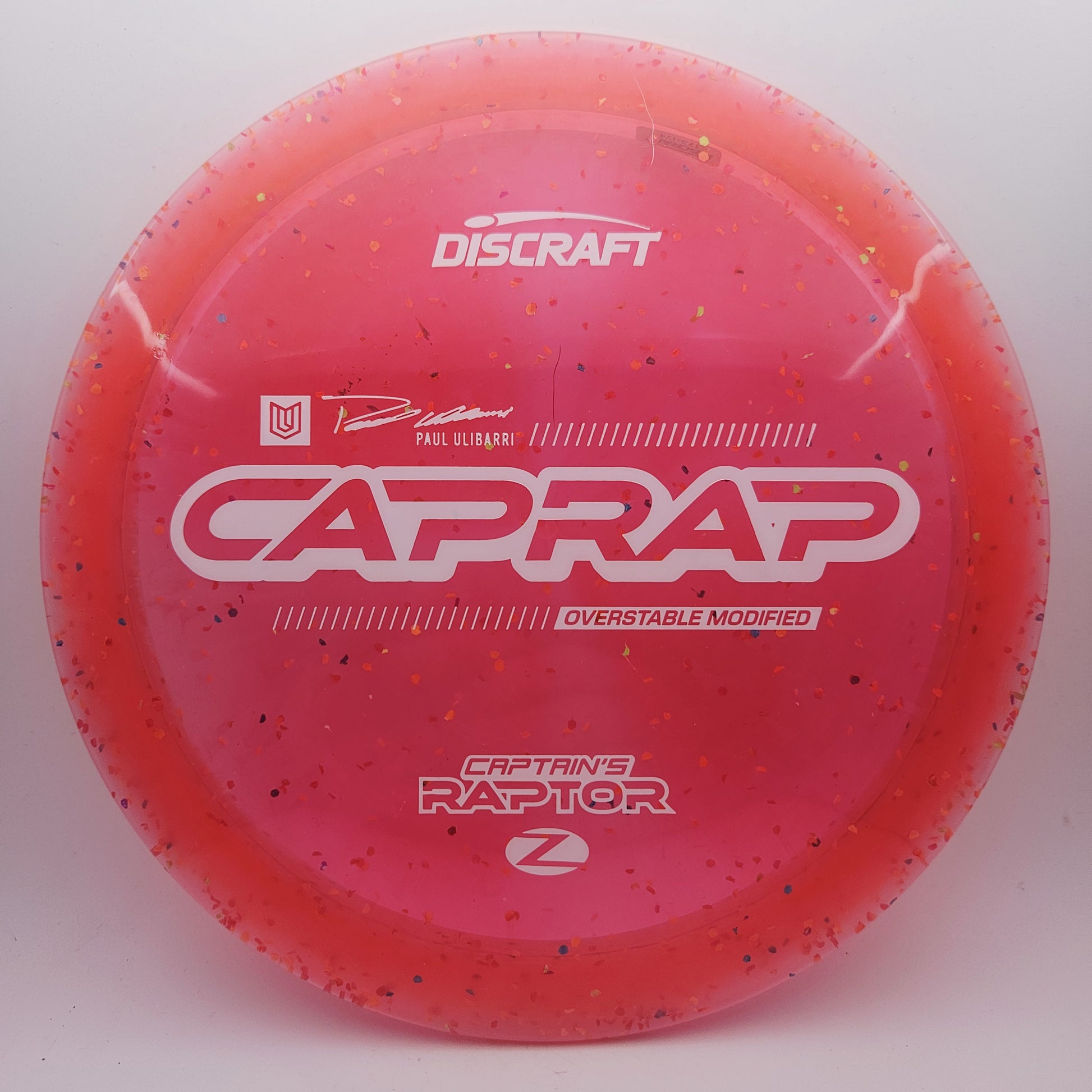 #18182 173-174g Pink, Paul Ulibarri 2026 Z Confetti Captain's Raptor - Paul Ulibarri 2026