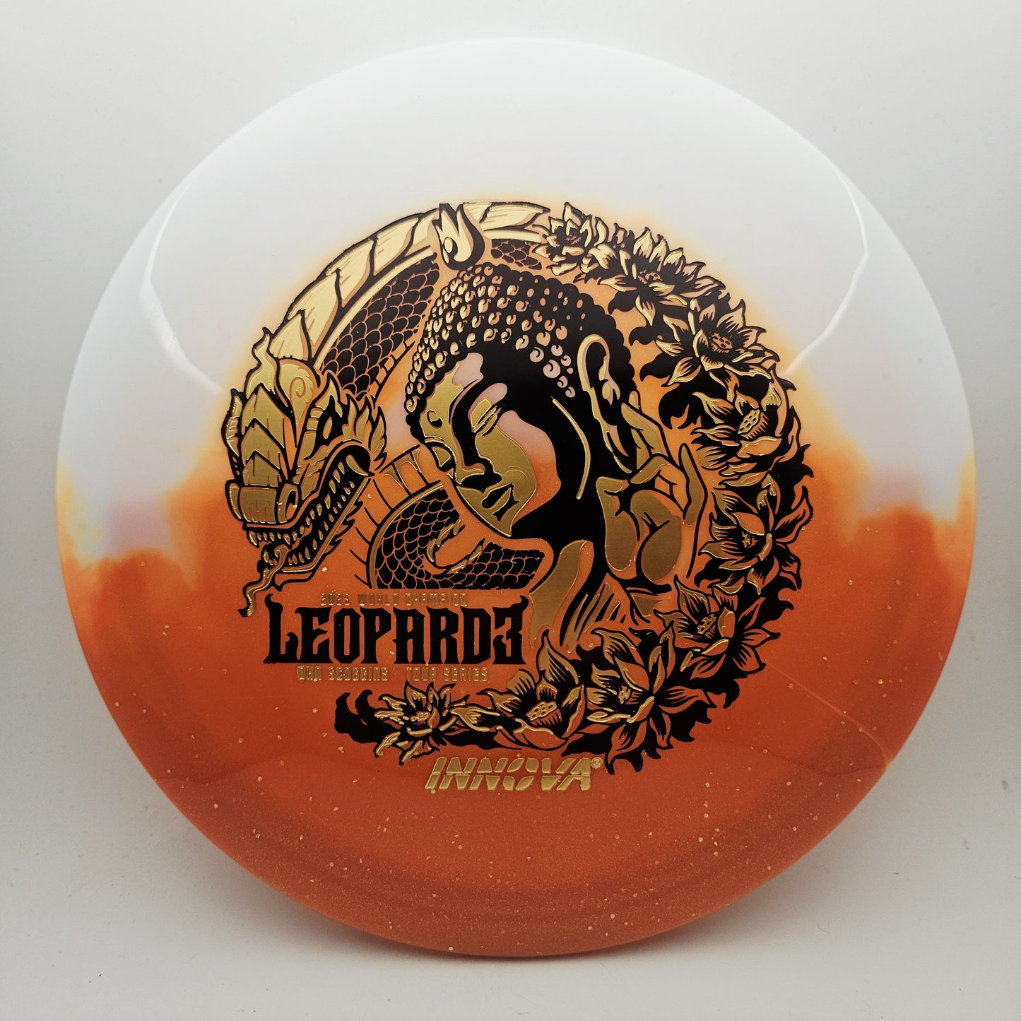 #18315 173-5g Orange / White, Ohn Scoggins Tour Series Duo Leopard3 - Ohn Scoggins Tour Series