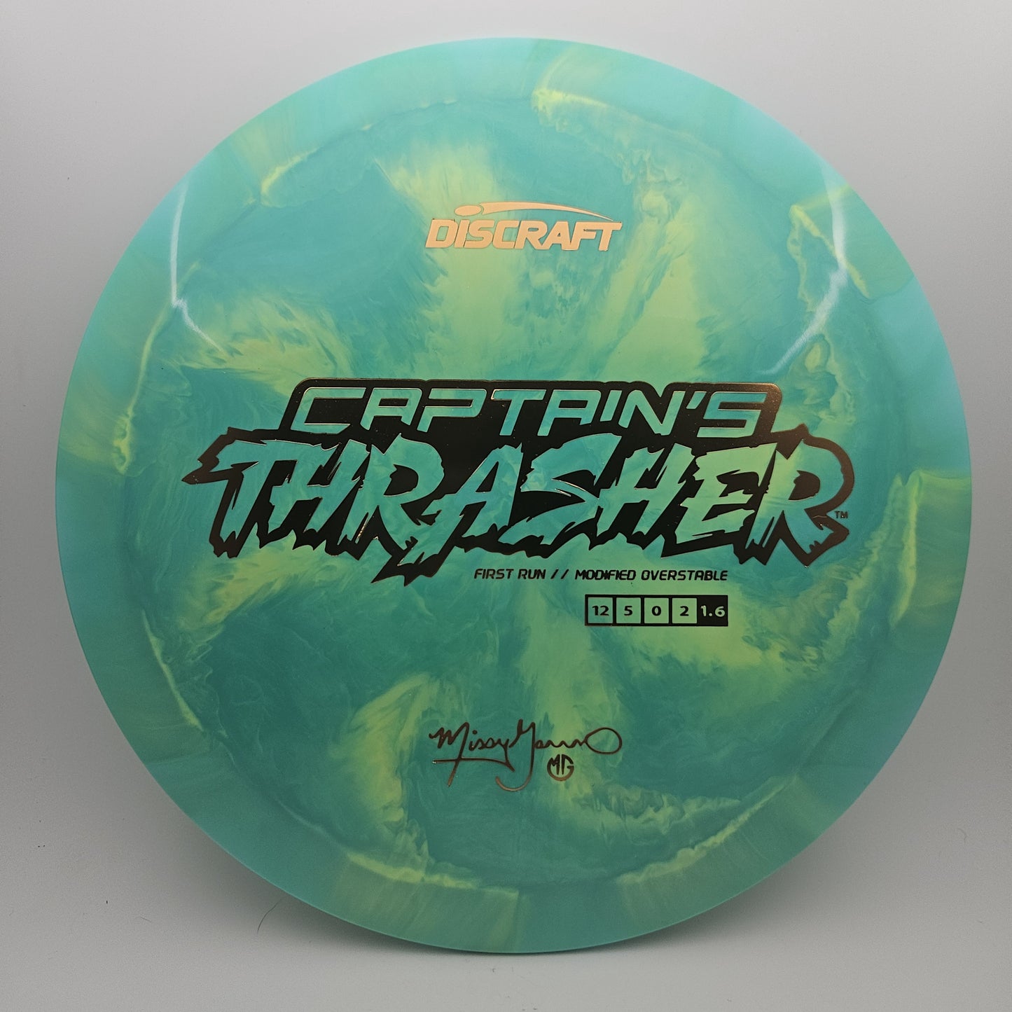 #7609 170-172g Green, Missy Gannon Missy Gannon Captain's Thrasher - Special Blend ESP