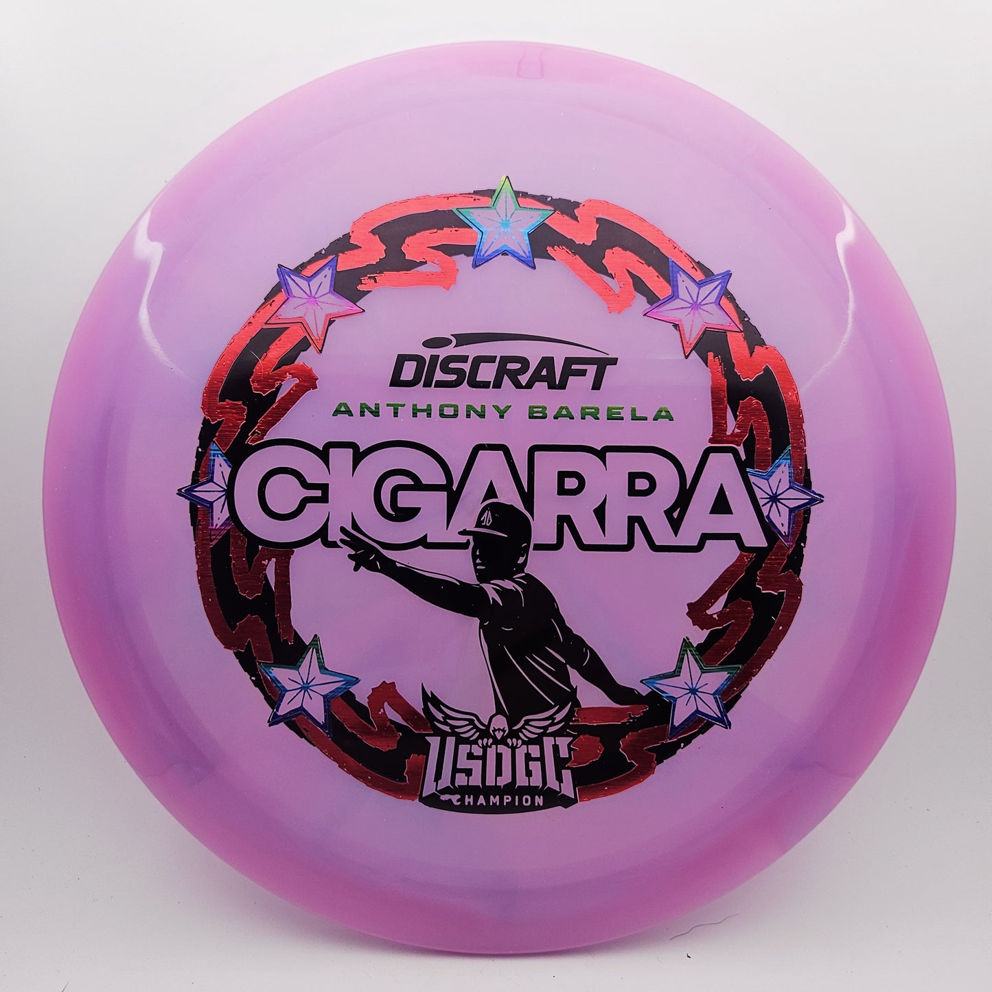 #16520 170g Pink, Anthony Barela USDGC Champion Z Swirl Cigarra