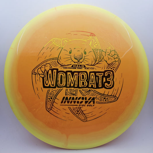 #13775 168g Orange / Yellow Halo Star Wombat3