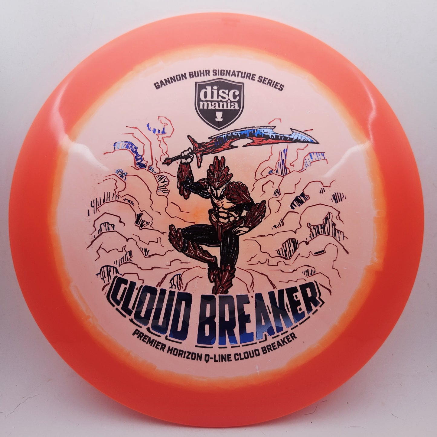 #19574 173g White / Orange, Gannon Buhr Signature Series Premier Horizon Q-Line Cloud Breaker - Gannon Buhr Signature Series Premier