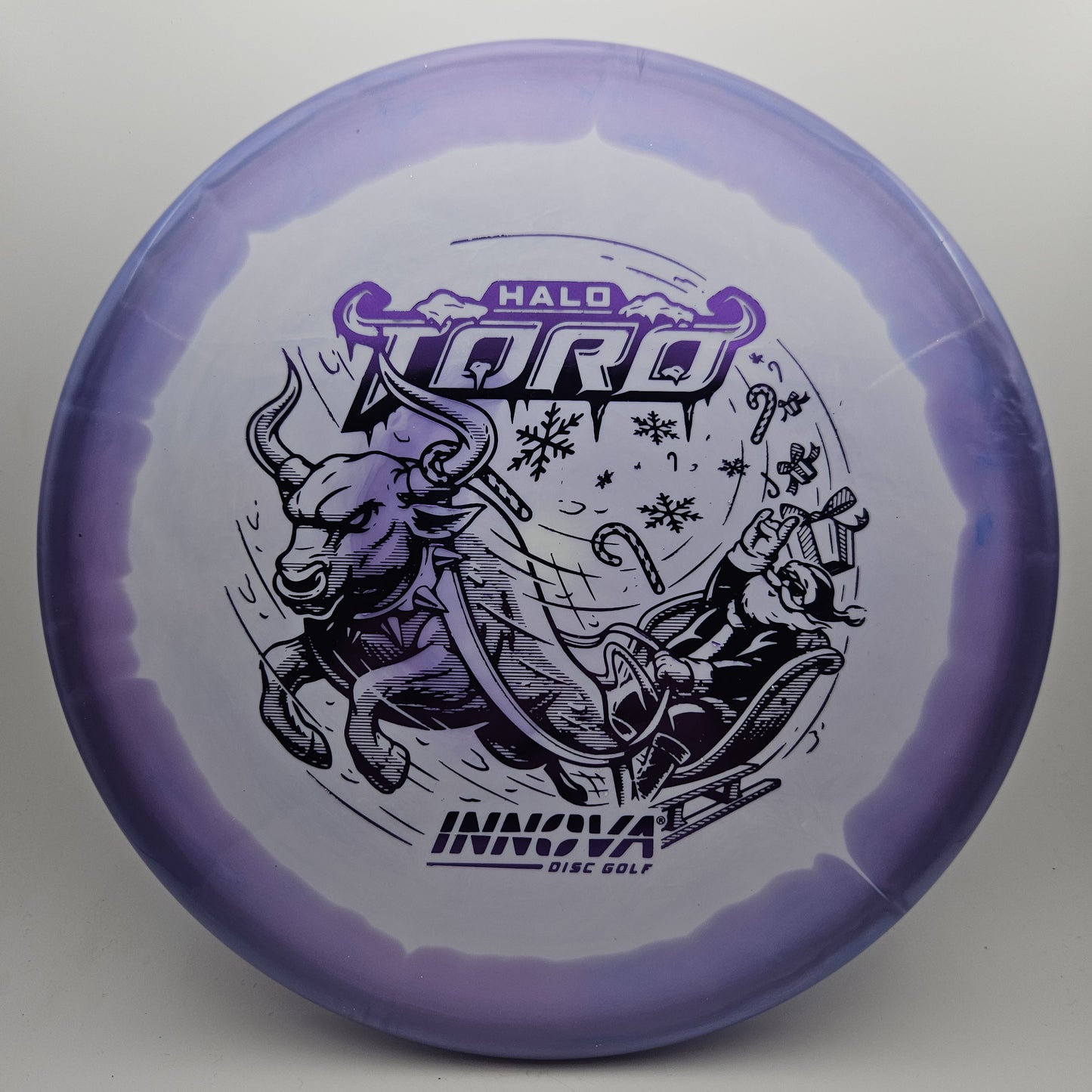 #9551 174g Purple / White Halo Star Toro