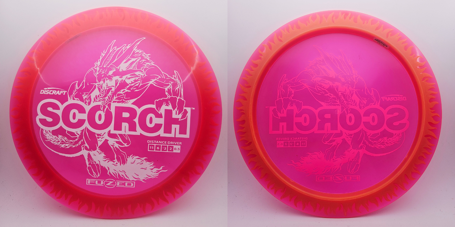 #17737 173-174g Pink / Orange, Flames FuZed Scorch - Flames