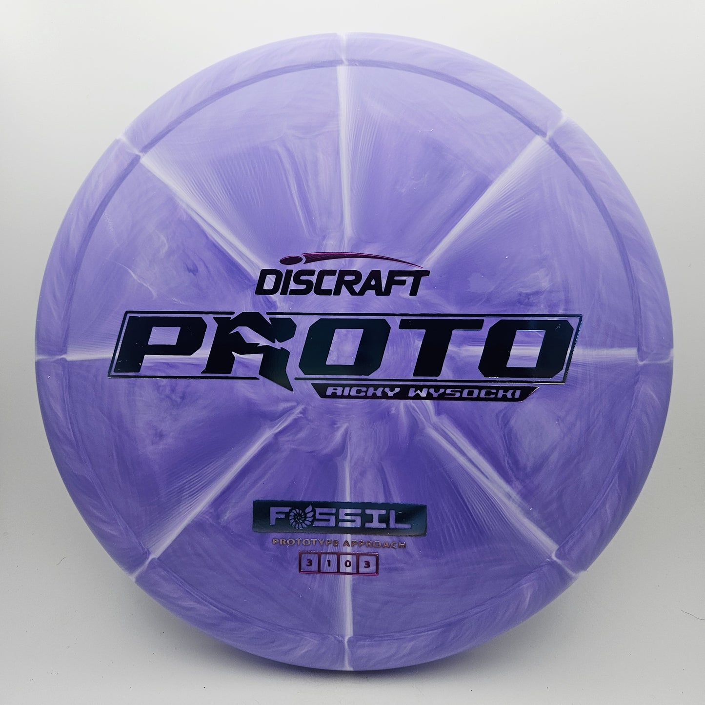 #16801 175-176g Purple, Ricky Wysocki Prototype Fossil