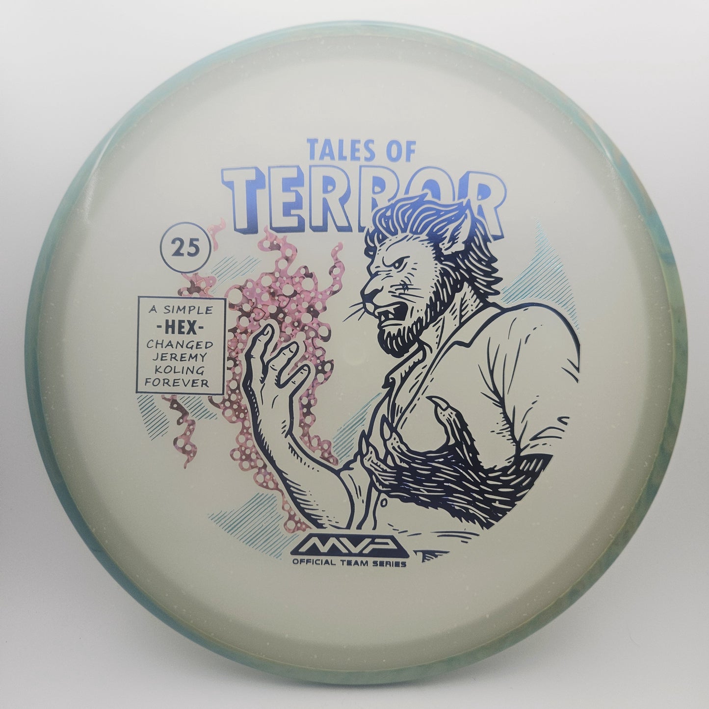 #15497 177g Green / Blue Glow, Tales of Terror - Halloween 2025 - Jeremy Koling Particle Eclipse Hex
