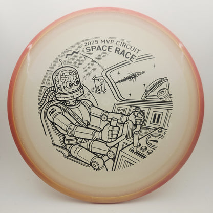 #17058 173g Red / Blue Glow, Space Race 2025 Particle Eclipse Crave