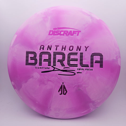#16006 173-174g Pink, Anthony Barela Swirl CT Focus