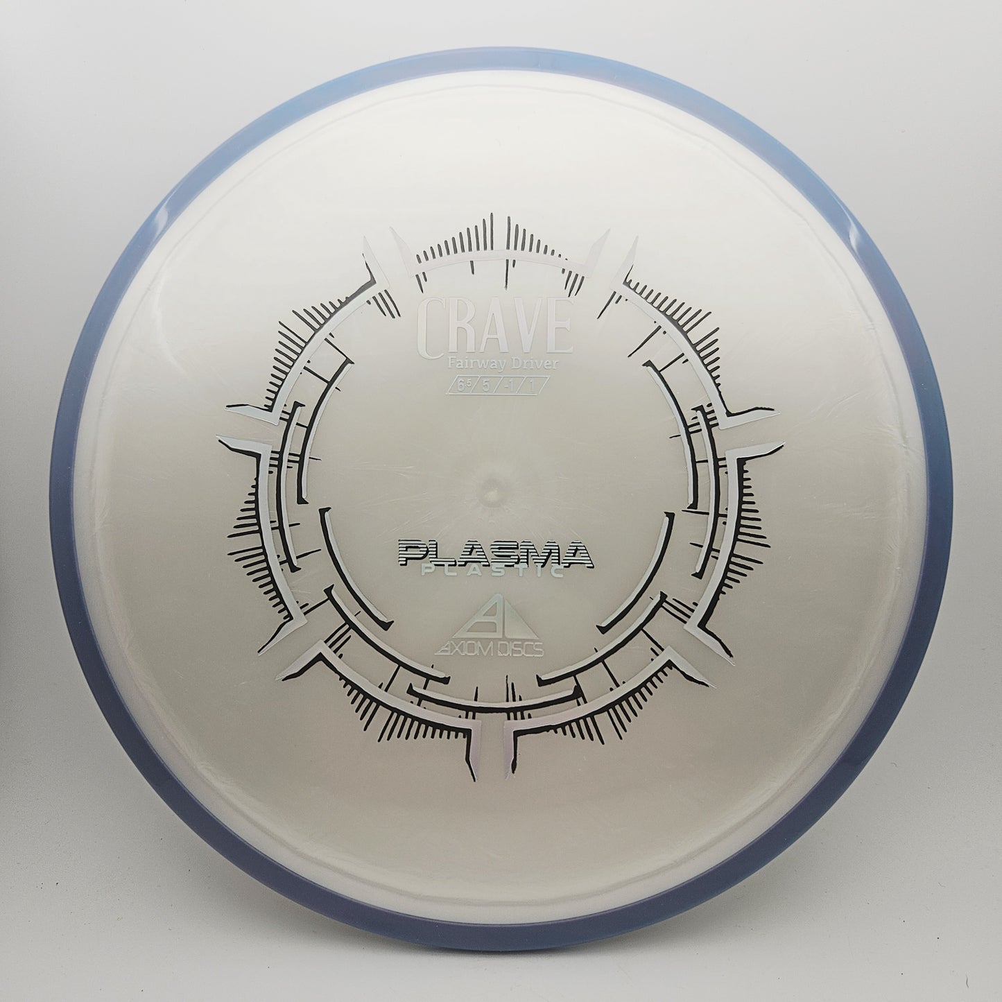 #17253 174g Silver / Blue Plasma Crave