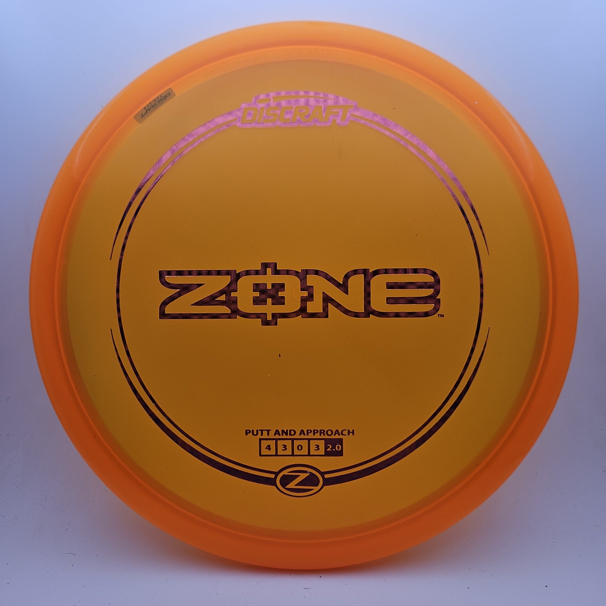 #11252 173-174g Orange Z Zone