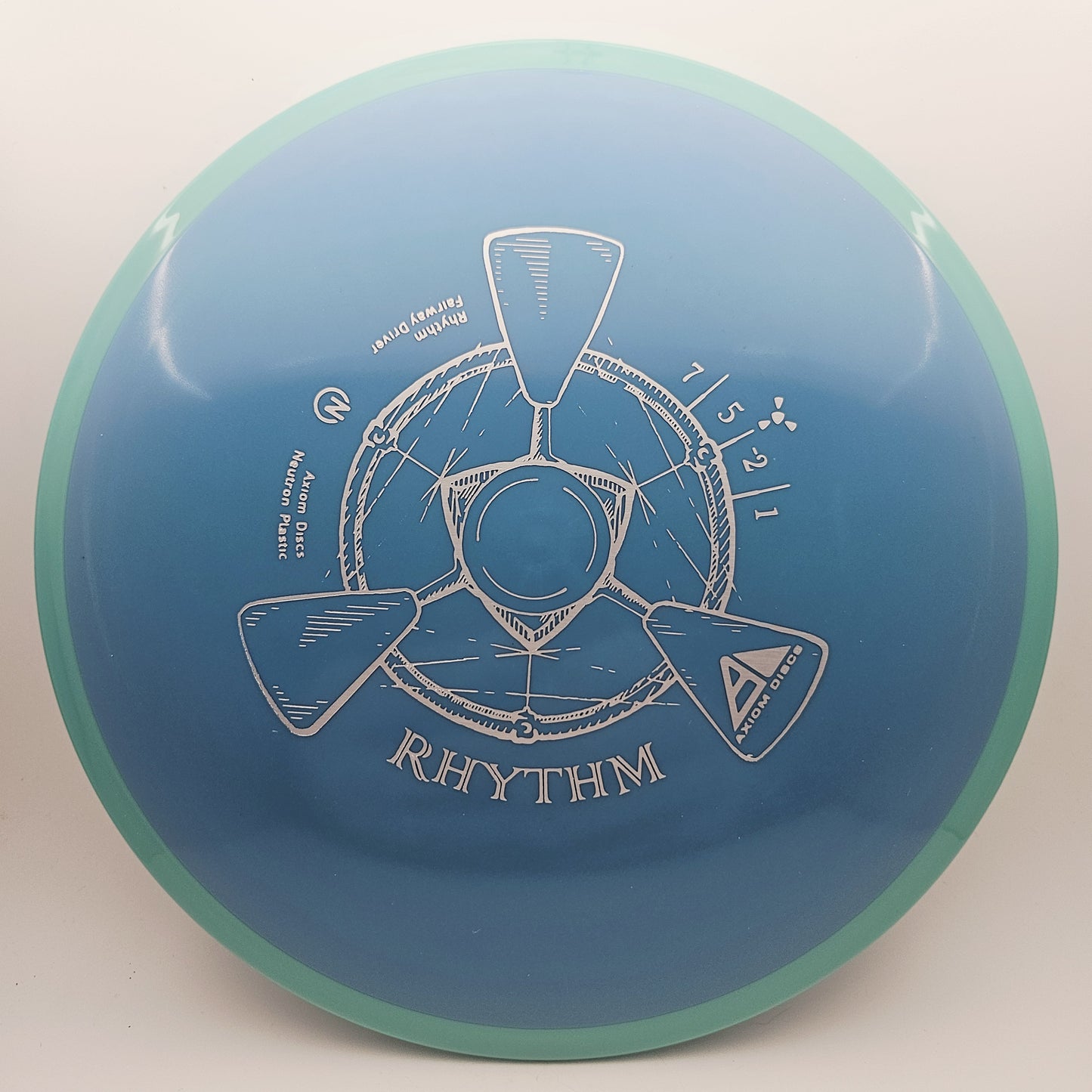 #15750 160g Blue / Teal Rim Neutron Rhythm