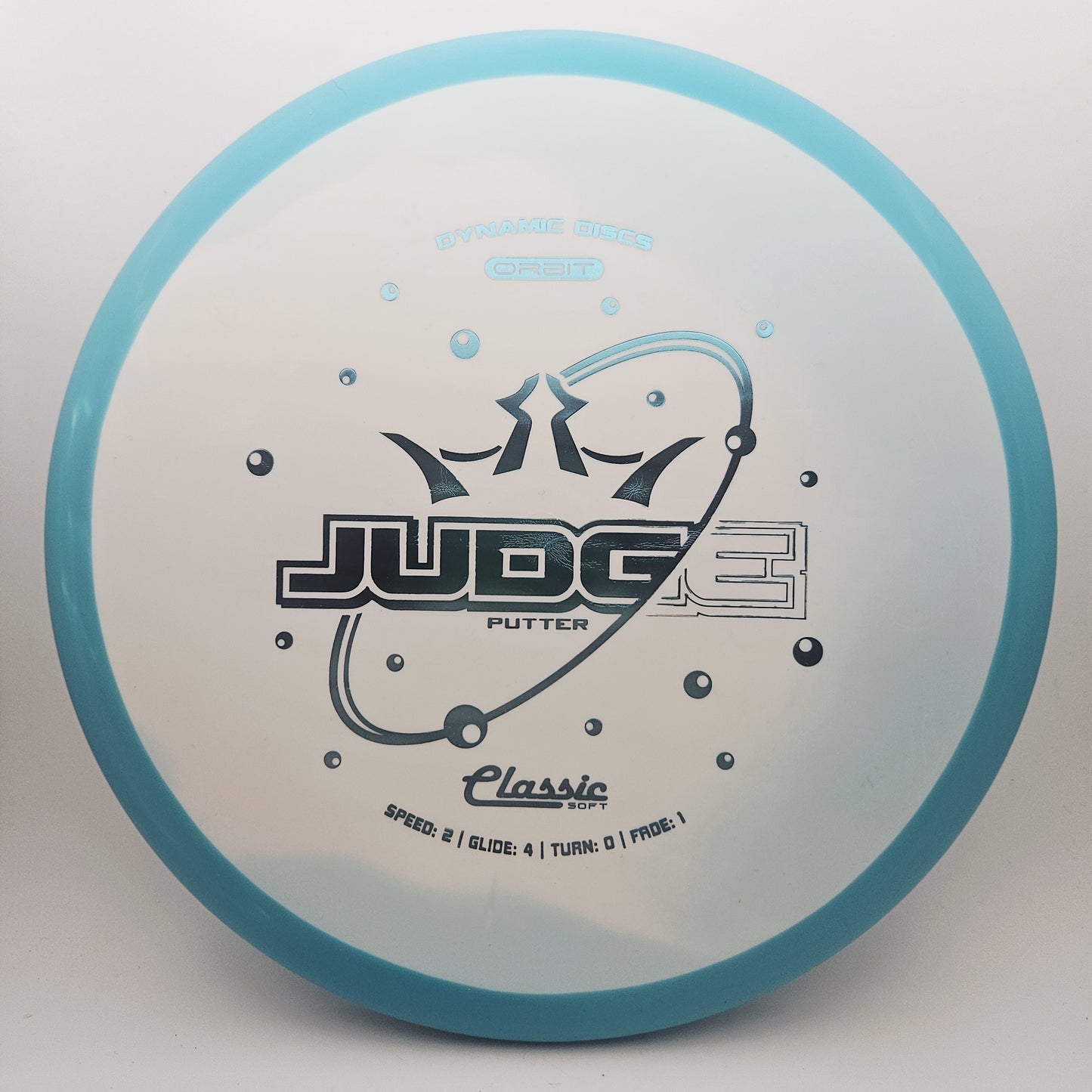 #17404 174g White / Teal Classic Soft Orbit Judge