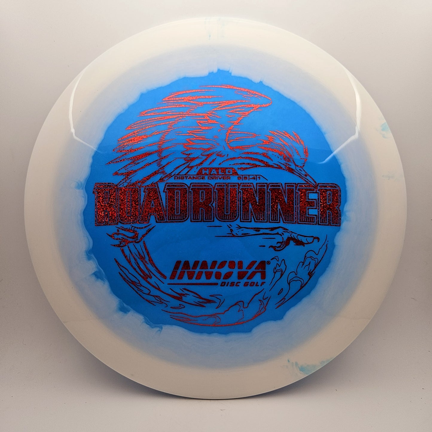 #10656 163g White / Blue Halo Star Roadrunner