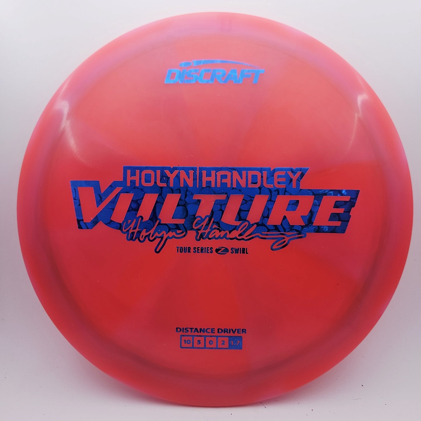 #16219 175-176g Red, Holyn Handley Tour Series Z Swirl Vulture
