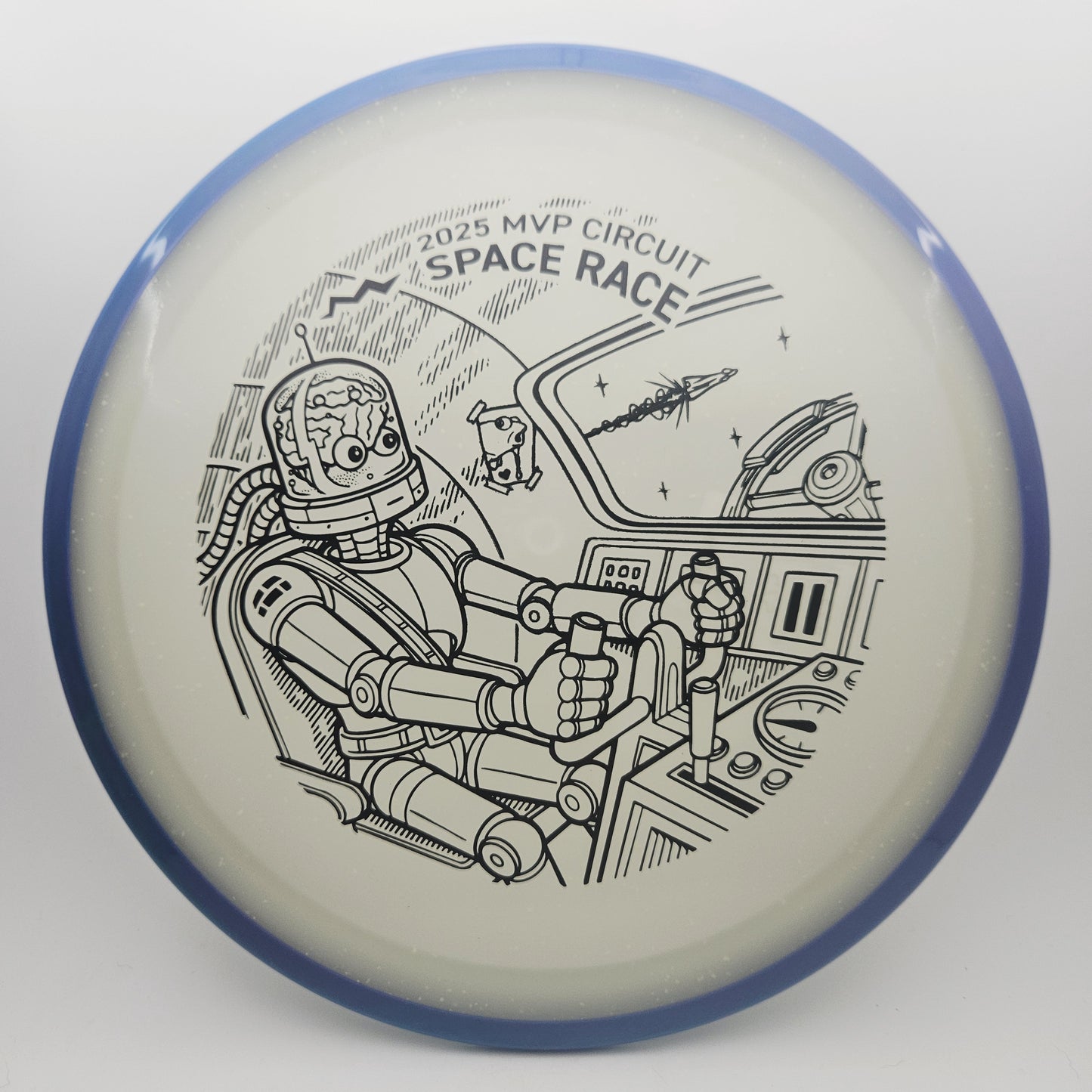 #17061 173g Blue / Blue Glow, Space Race 2025 Particle Eclipse Crave