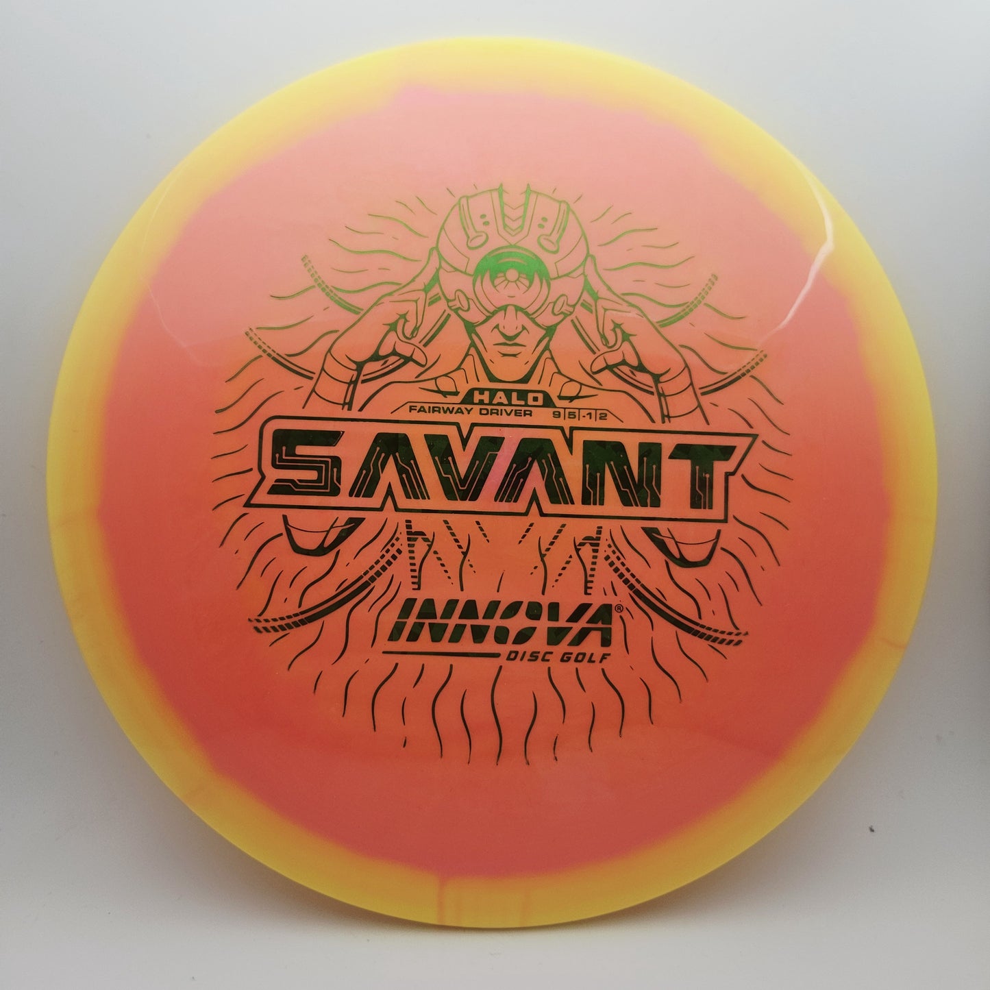 #18070 172g Pink / Yellow Halo Star Savant