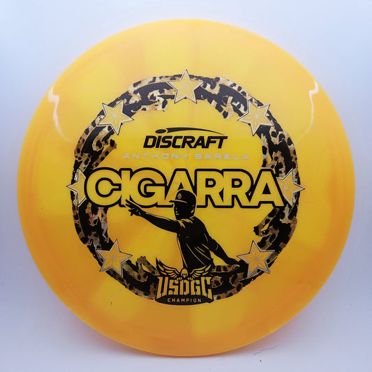 #16519 172g Orange, Anthony Barela USDGC Champion Z Swirl Cigarra