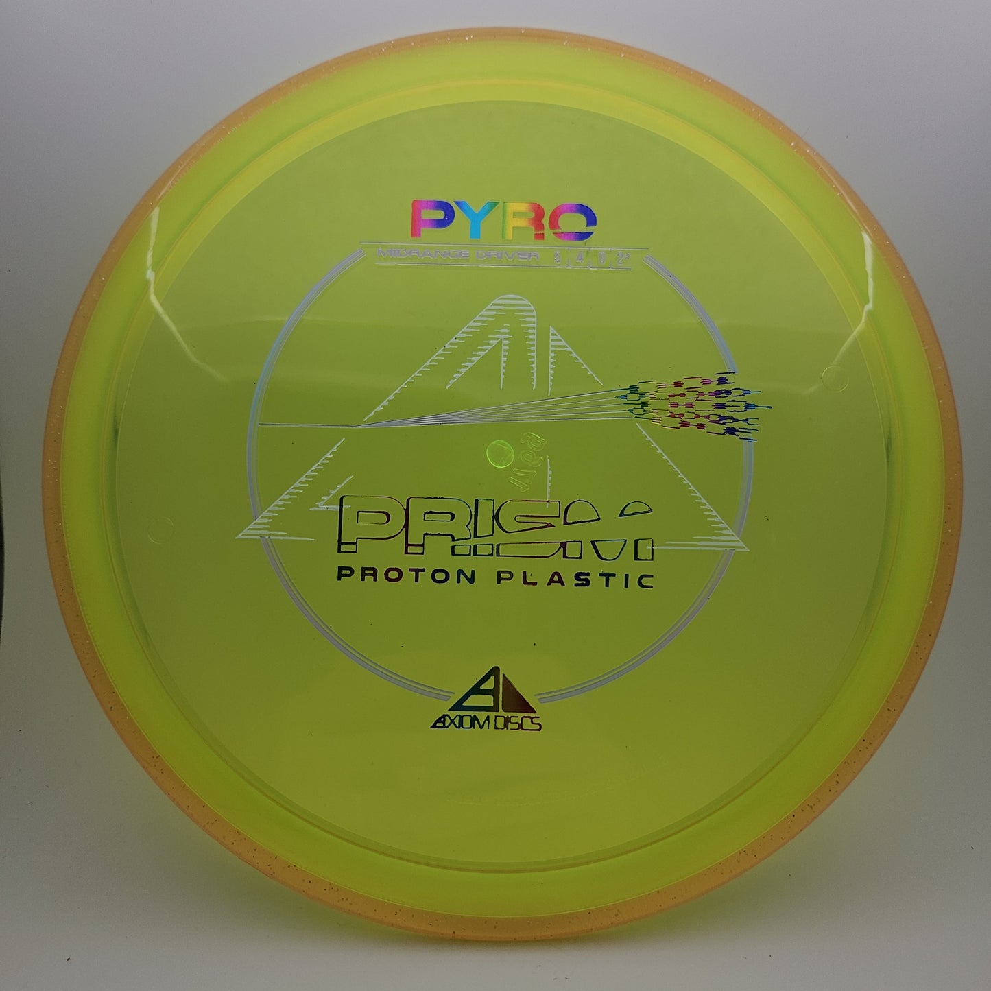 #7076 176g Dayglo / Peach Prism Proton Pyro