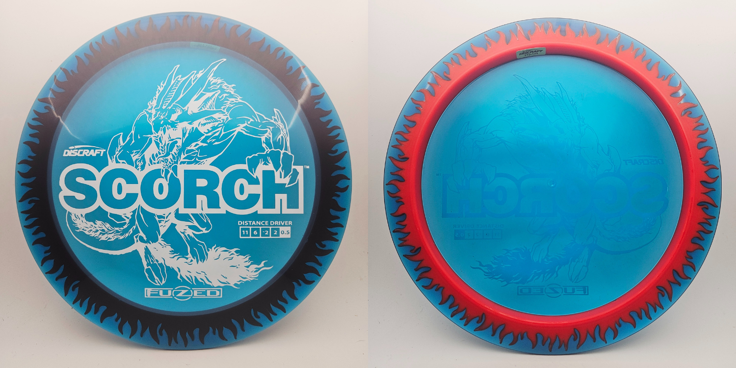 #17739 173-174g Blue / Red, Flames FuZed Scorch - Flames