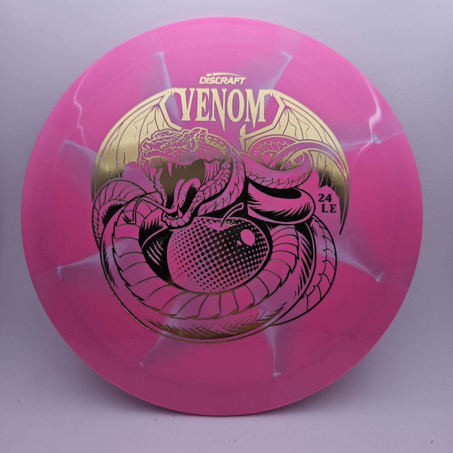 #6456 173-174g Pink, Ledgestone 2024 ESP Swirl Venom - Ledgestone 2024