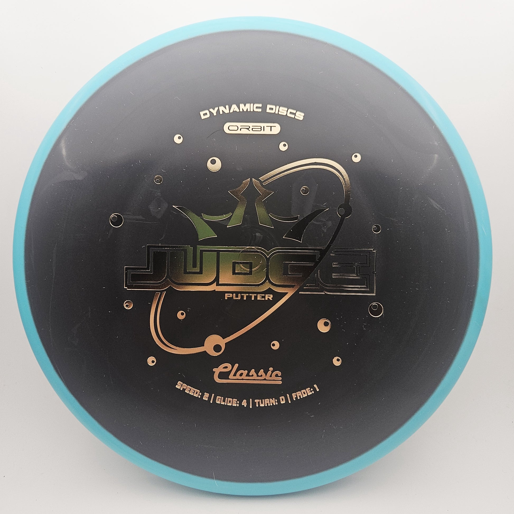 #13367 176g Black / Teal Classic Orbit Judge