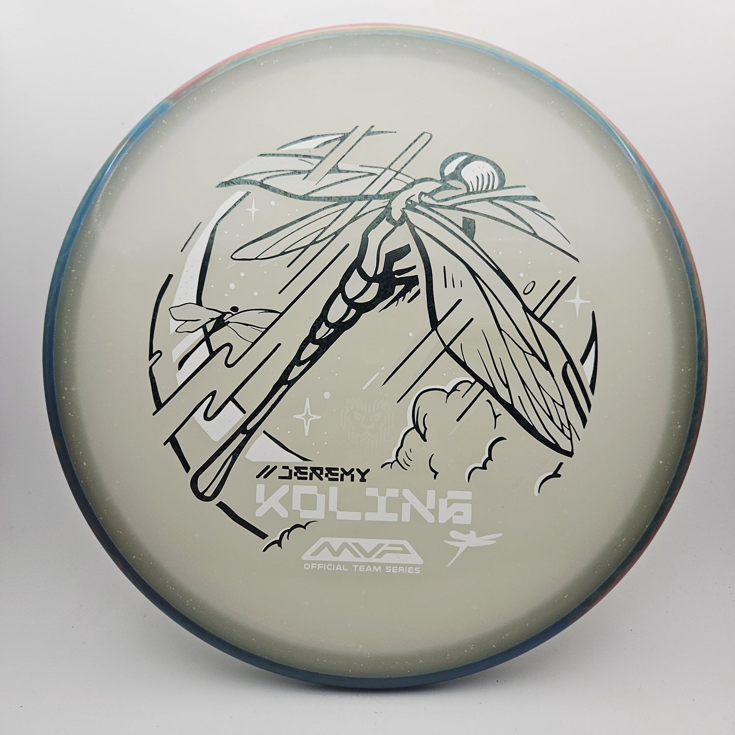 #16329 174g Blue / Red / Blue Glow, Jeremy Koling Tour Series Particle Eclipse Tempo