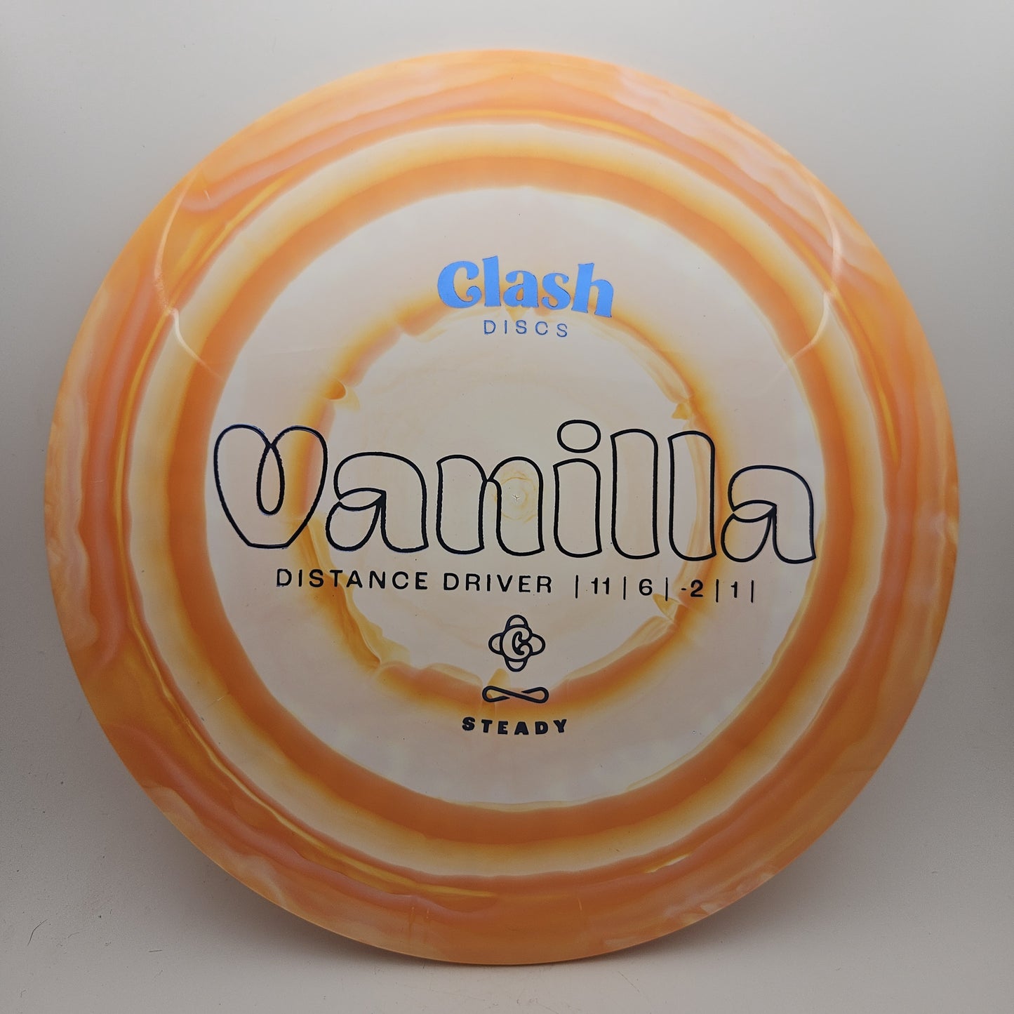 #9395 176g Orange Steady Ring Vanilla