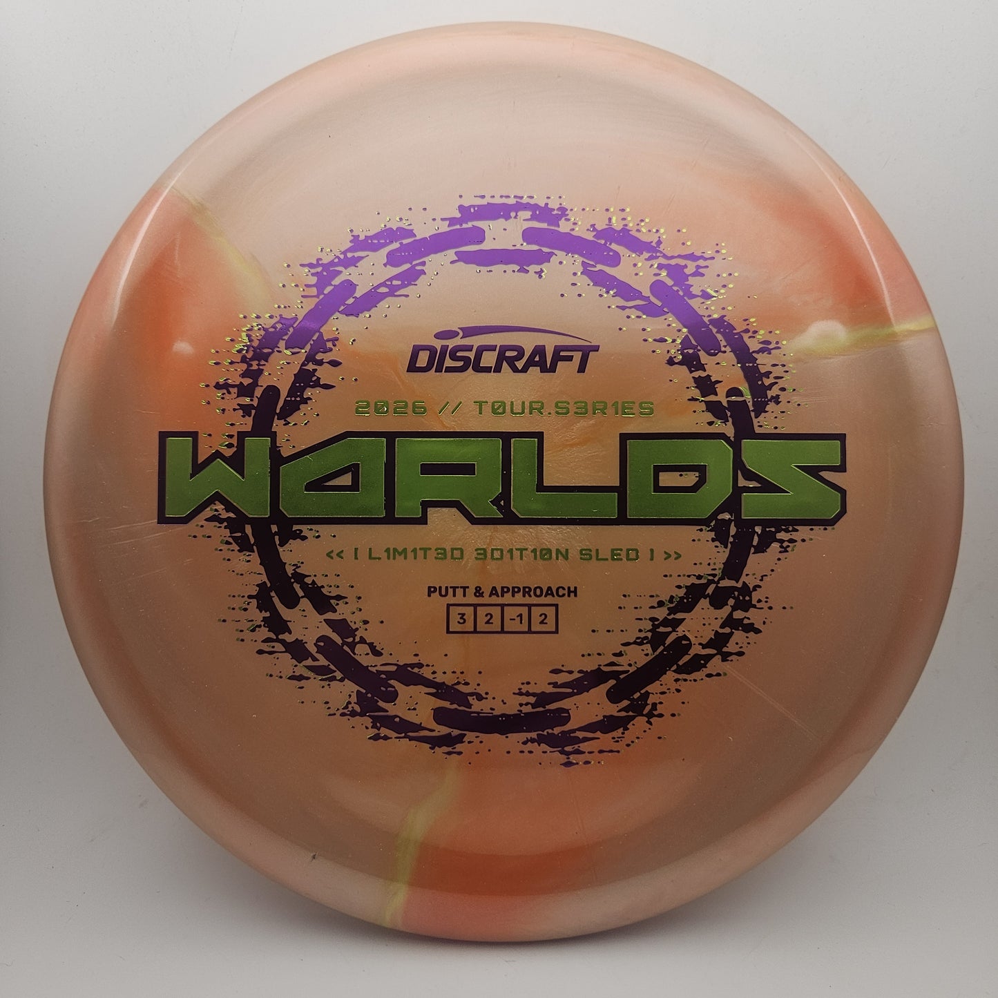 #19524 178g Orange, Worlds 2026 Tour Series Special Blend Sled - Worlds 2026