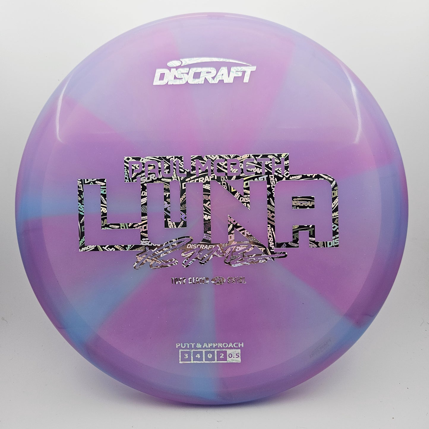 #13556 173-174g Purple, Paul Mcbeth Tour Series 2025 Z Swirl Luna