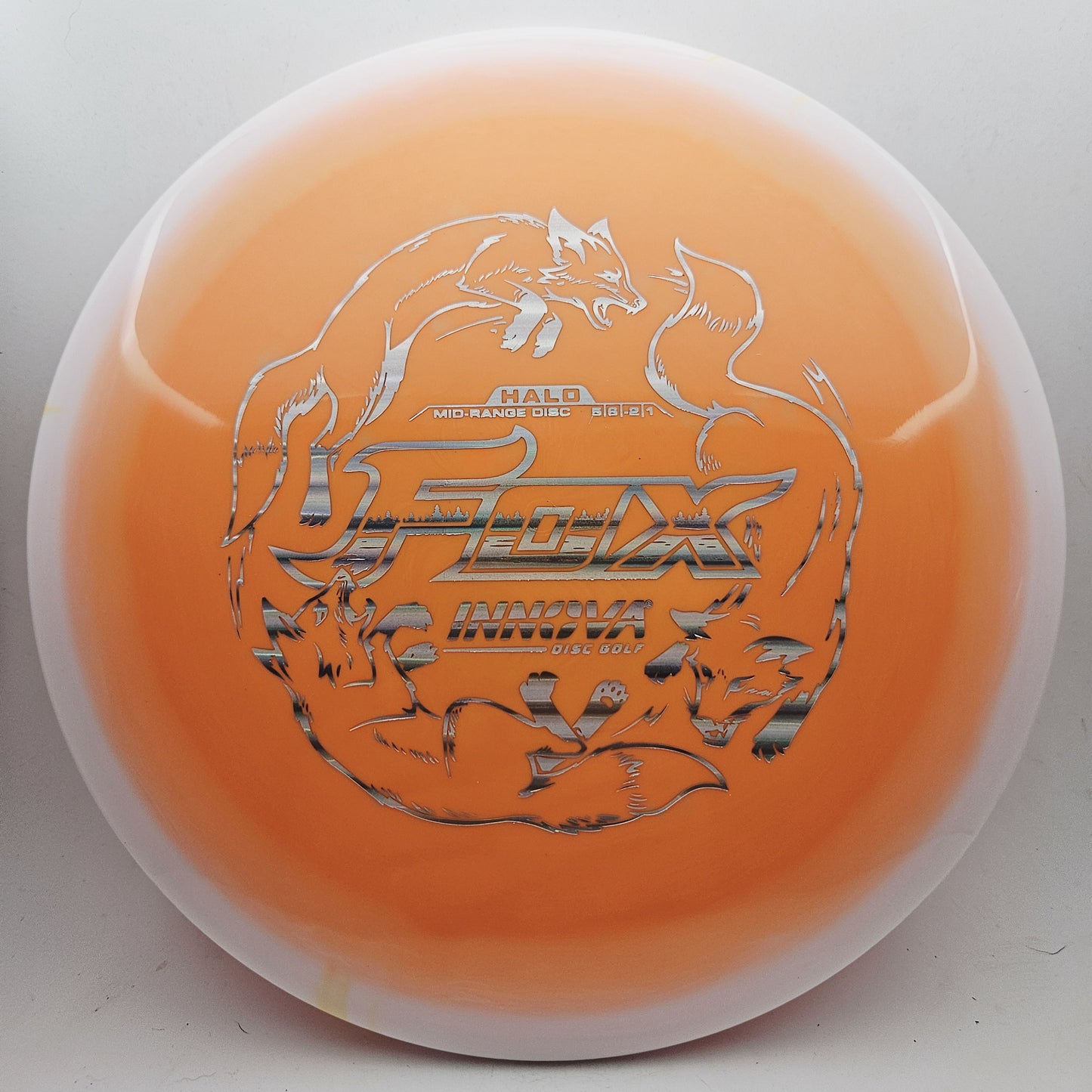 #19645 176g Orange / White Halo Star Fox