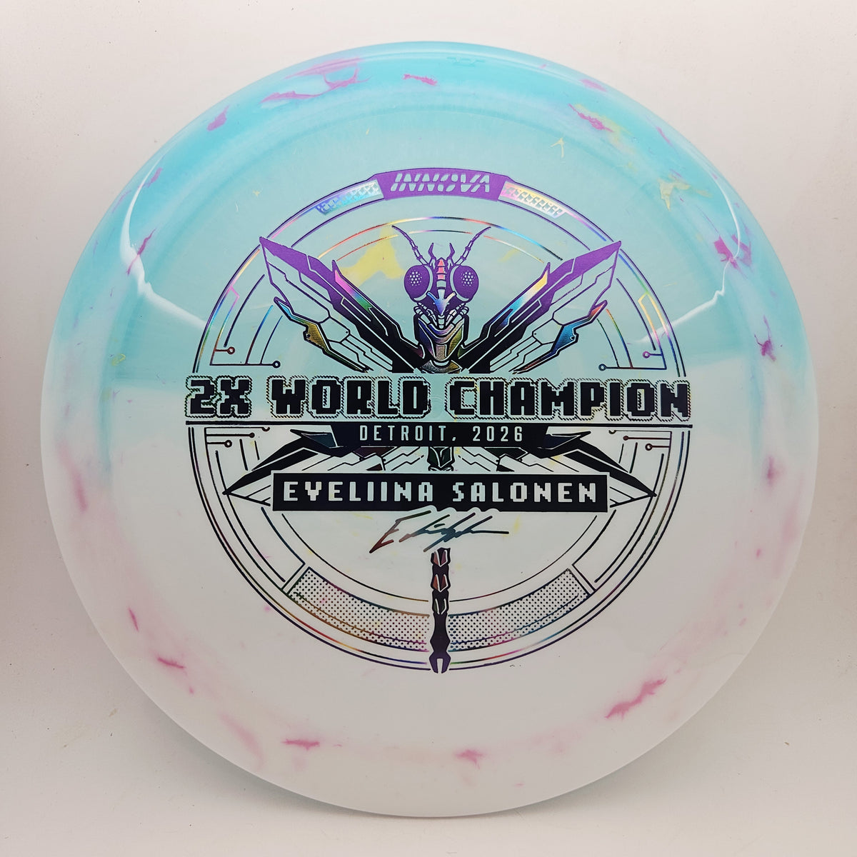 #21012 173-5g Blue, Eveliina Salonen World Champion Party Time Duo Destroyer - Eveliina Salonen World Champion