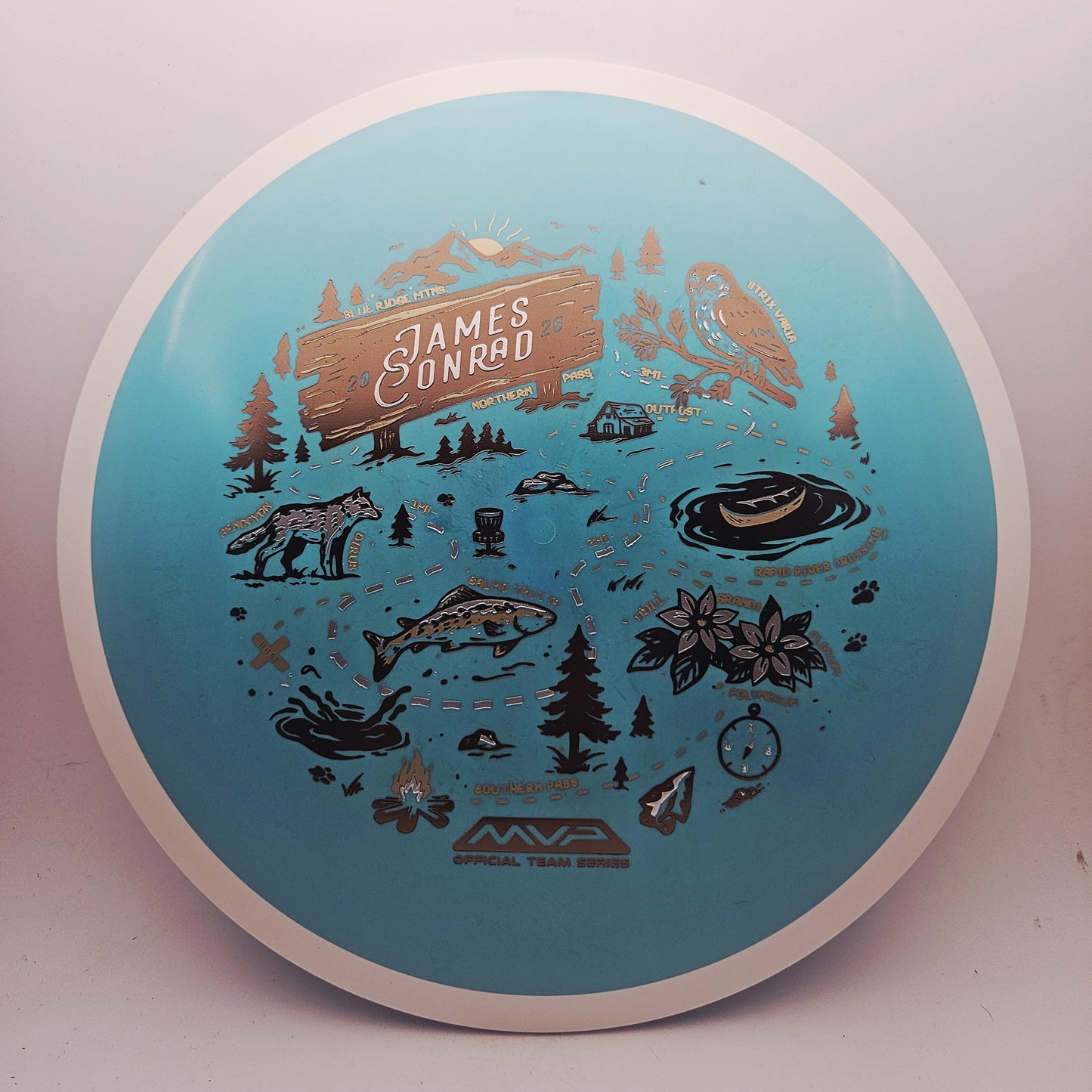 #18932 147g Teal, James Conrad Team Series Fission Trail - James Conrad Team Series