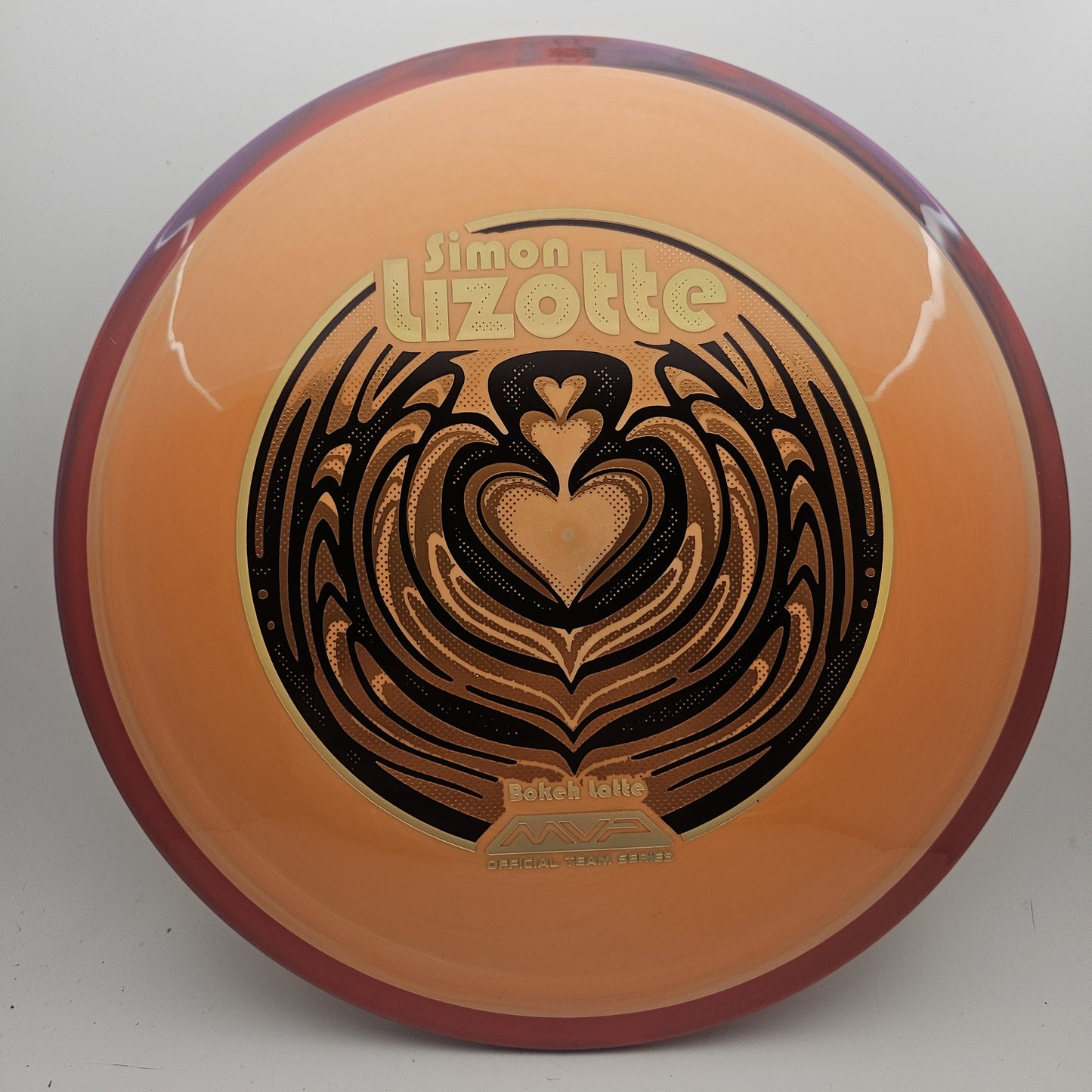 #18006 175g Peach / Purple, Simon Lizotte Team Series - Bokeh Latte Neutron Bokeh - Simon Lizotte Team Series - Bokeh Latte