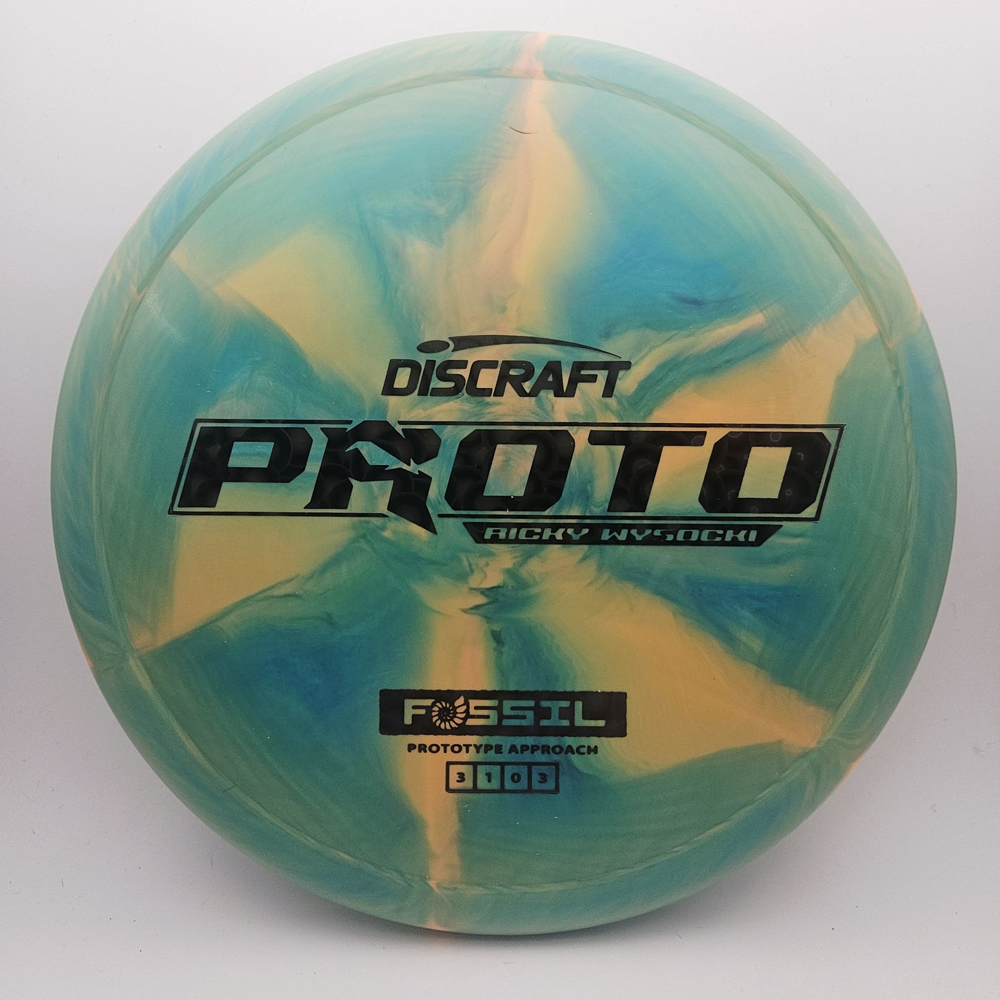 #18257 173-174g Green, Ricky Wysocki Prototype Fossil - Ricky Wysocki