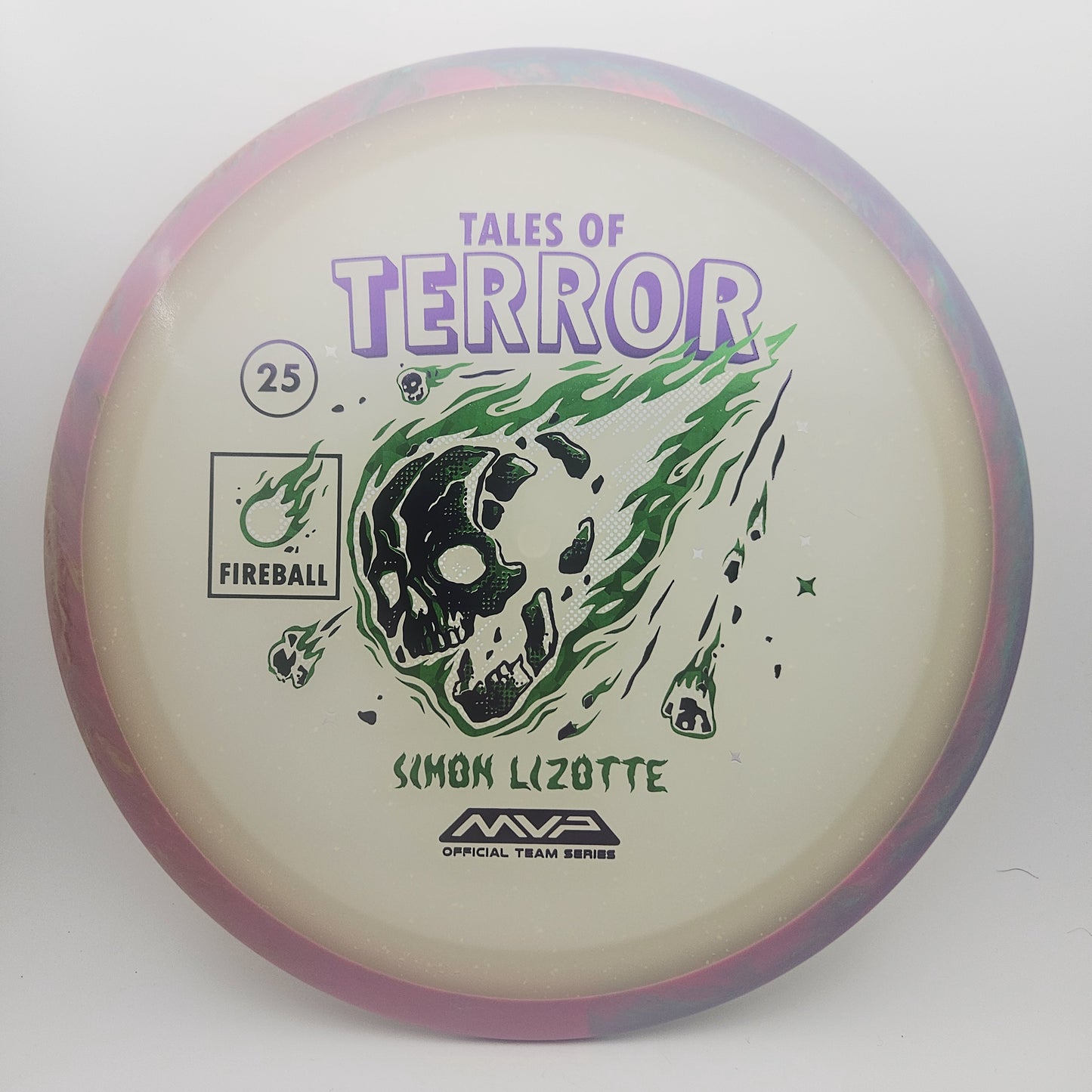 #15518 174g Purple/Pink / Blue Glow, Tales of Terror - Halloween 2025 - Simon Lizotte Particle Eclipse Fireball