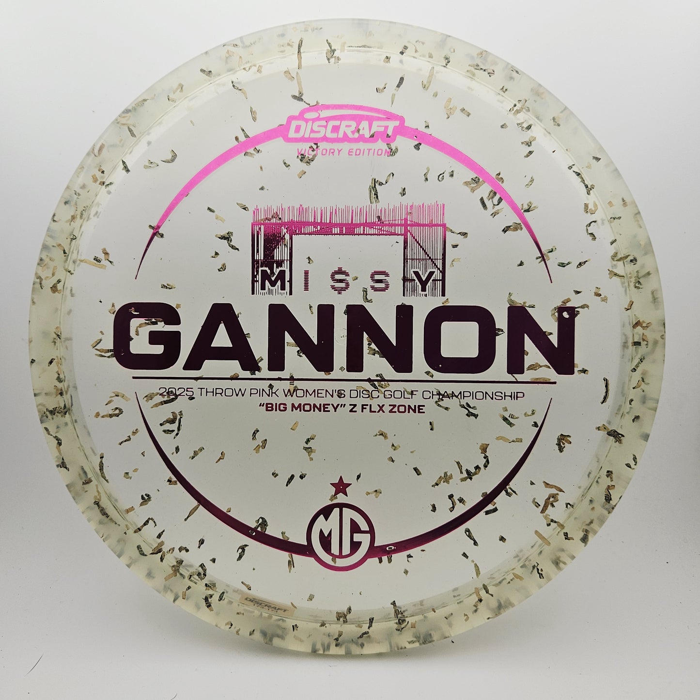 #16514 173-174g Clear, Missy Gannon Throw Pink Champion Z Money FLX Zone