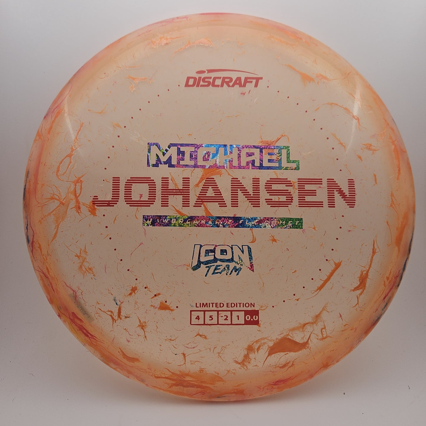 #7825 175-176g Orange, Michael Johansen Icon Series Jawbreaker Z Flx Comet