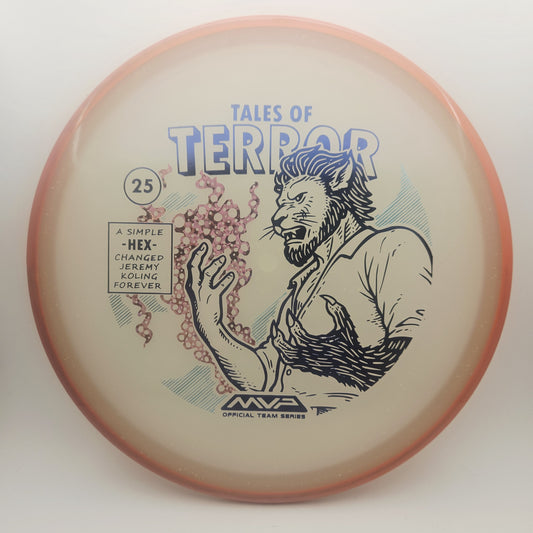 #15490 176g Red / Blue Glow, Tales of Terror - Halloween 2025 - Jeremy Koling Particle Eclipse Hex